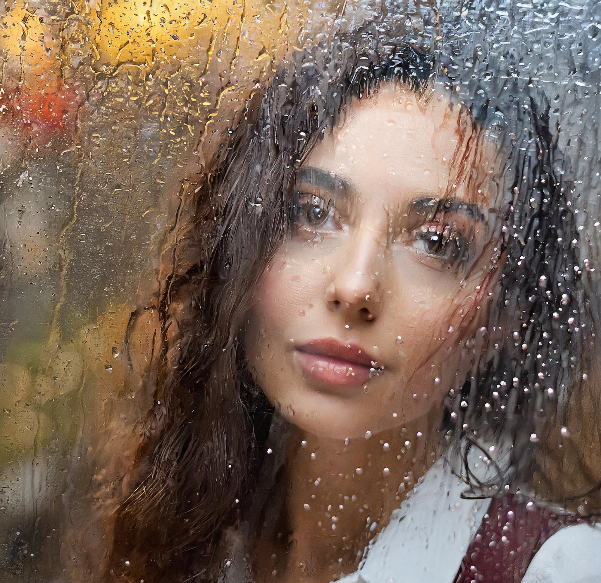 Da dietro quei vetri che sono i tuoi occhi