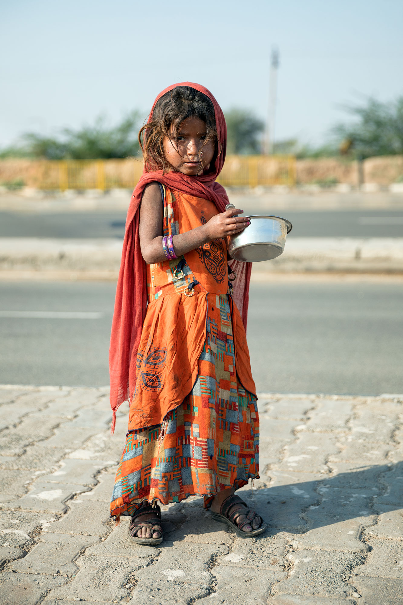On the road in the Thar