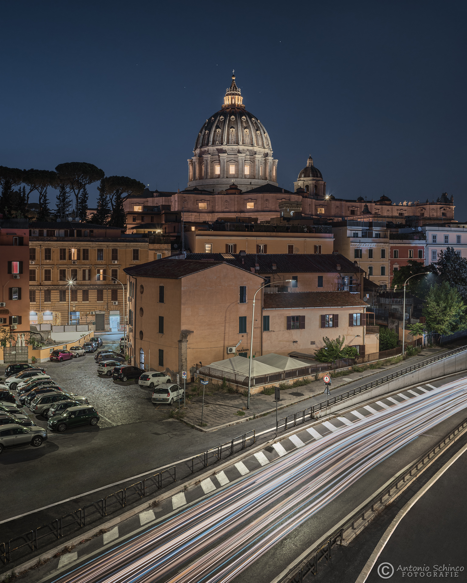 St. Peter's Dome from the Jasmine Promenade
