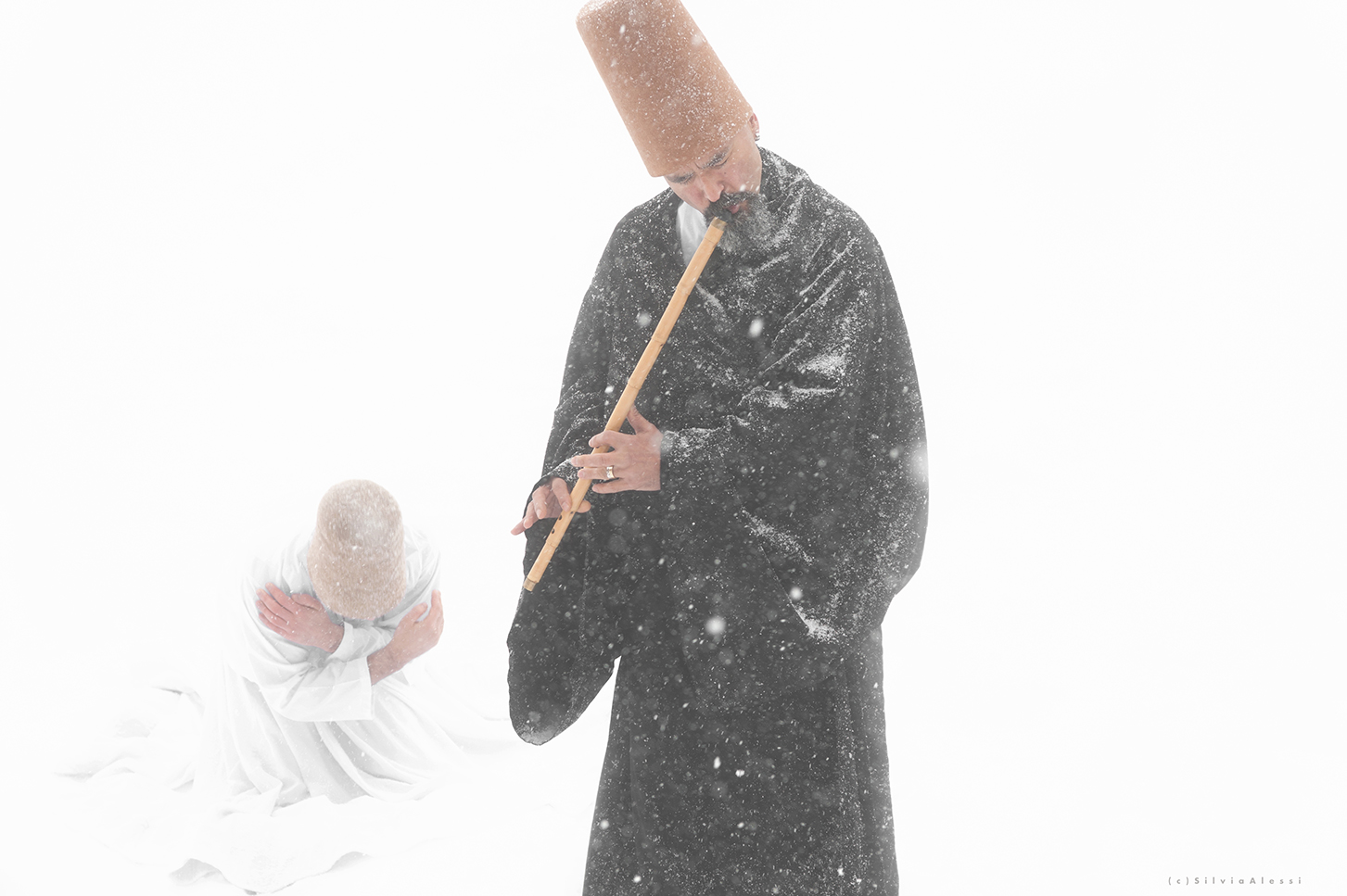 Turchia, danza Sufi sulla neve