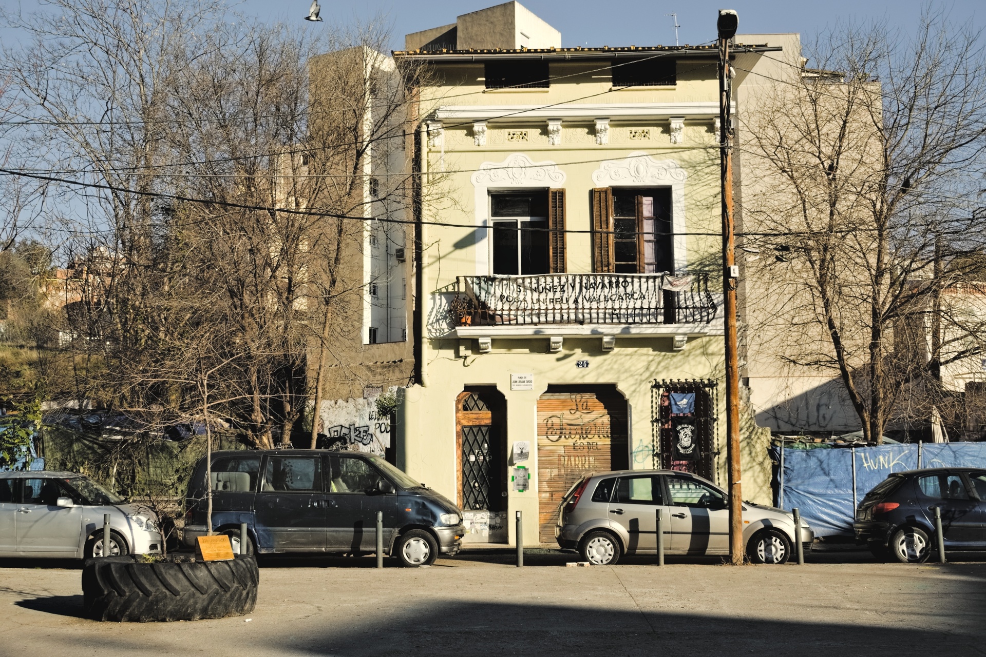Placa de Joan Liébana Tardío, Barcelona.