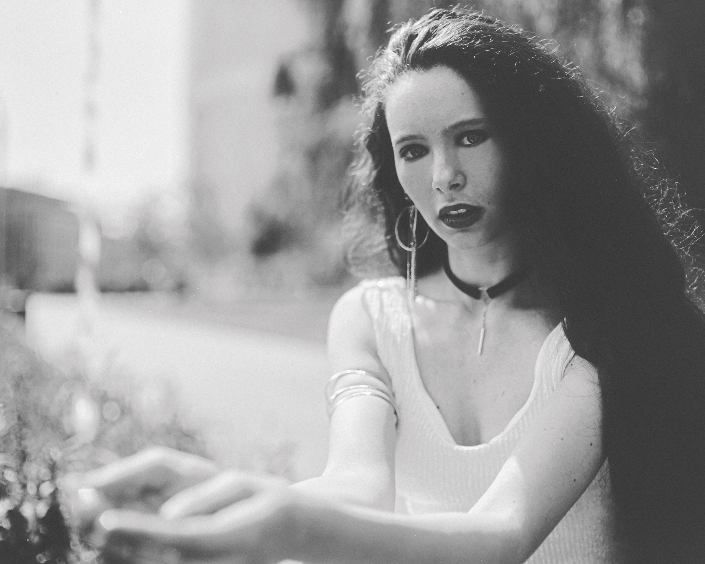 Jessica in medium format Ferrania P31