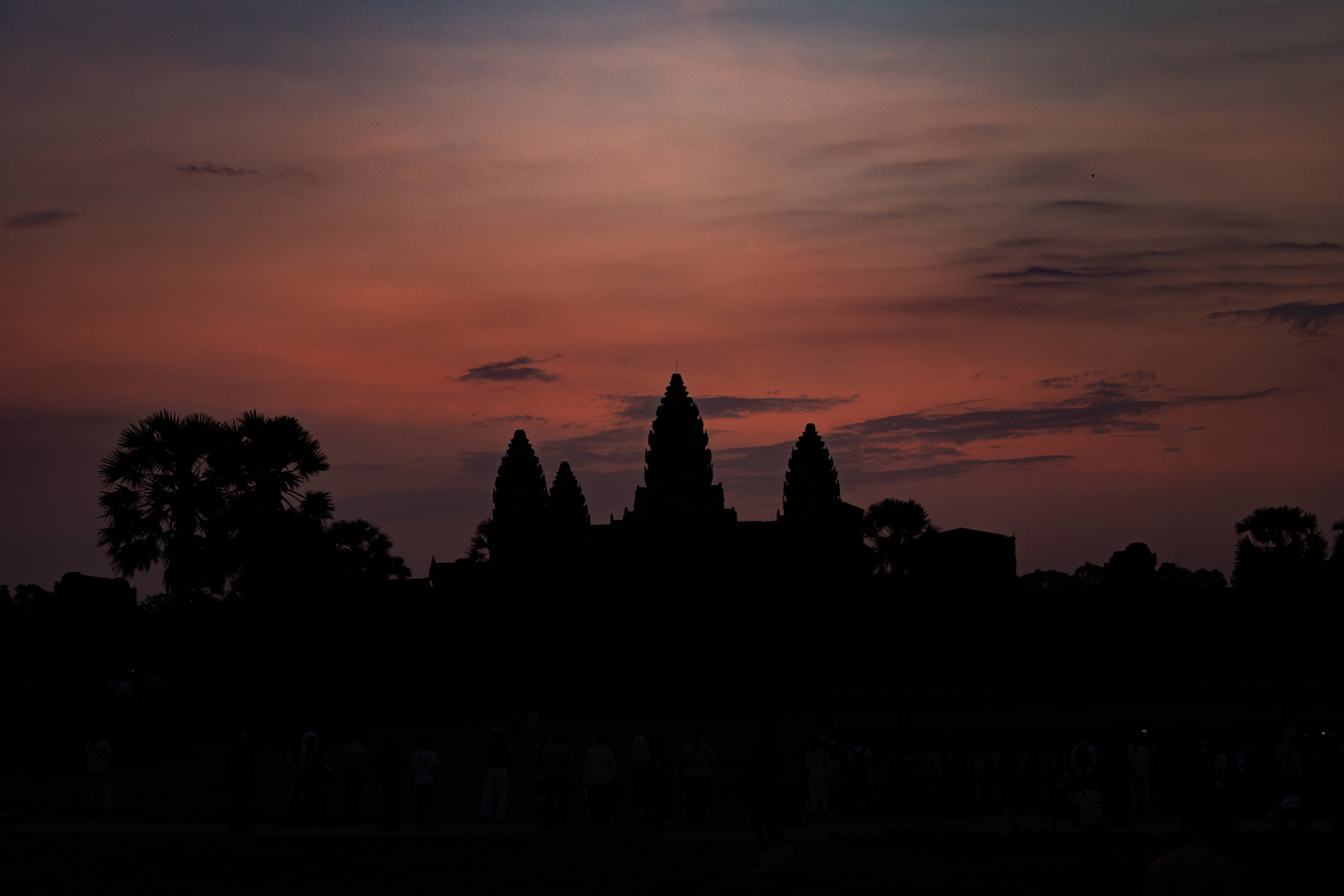 tramonto su Angkor Wat