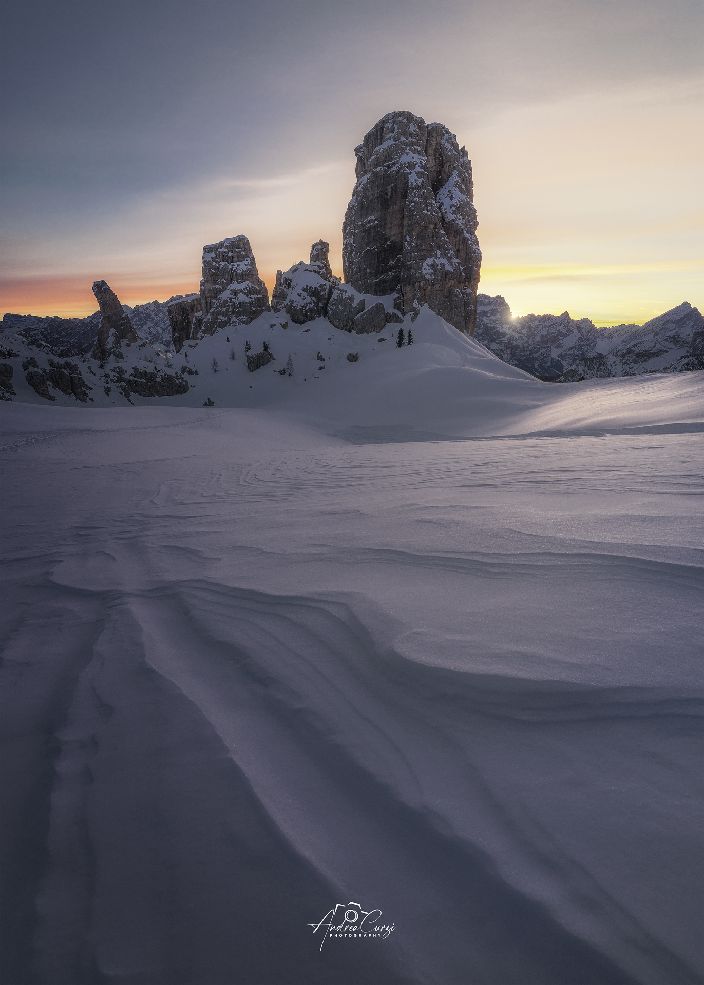 Sunrise at the Cinque Torri