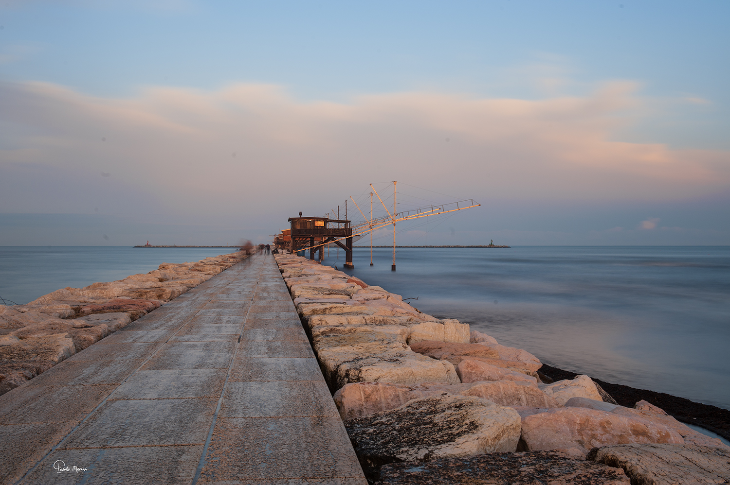 Chioggia , in diga con tempi lunghi