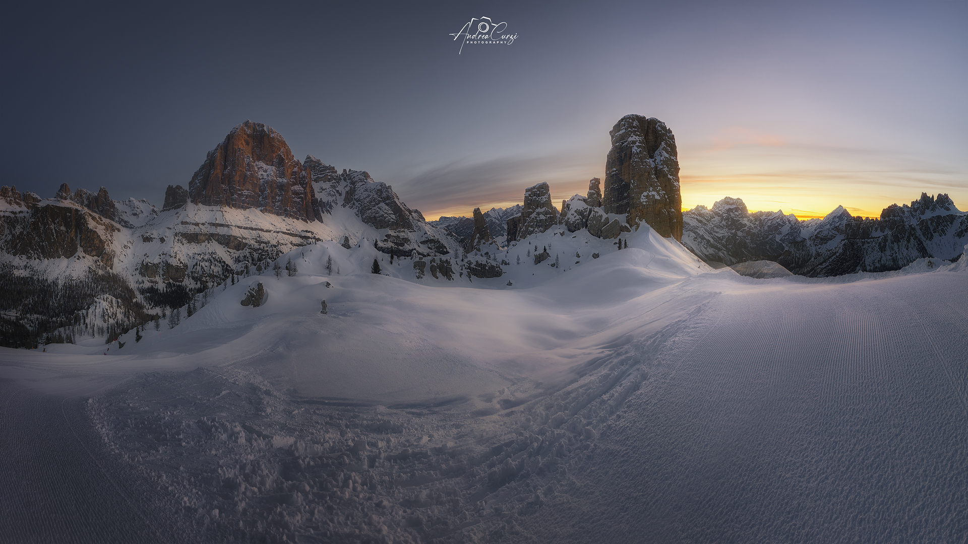 Sunrise at the Cinque Torri