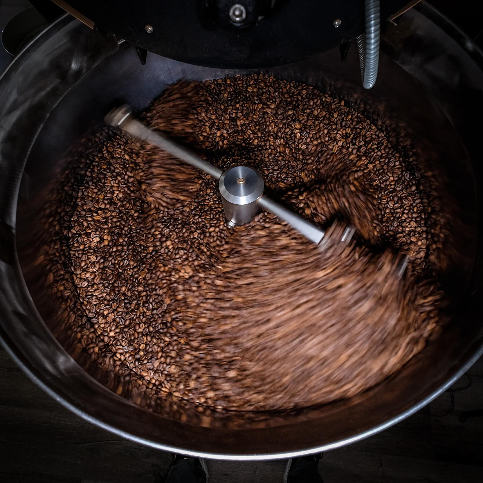 Coffee cools...