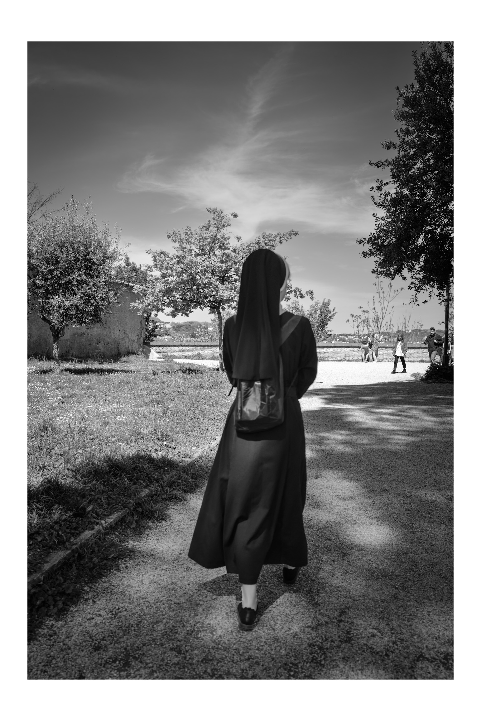 A passeggio nel giardino degli Aranci