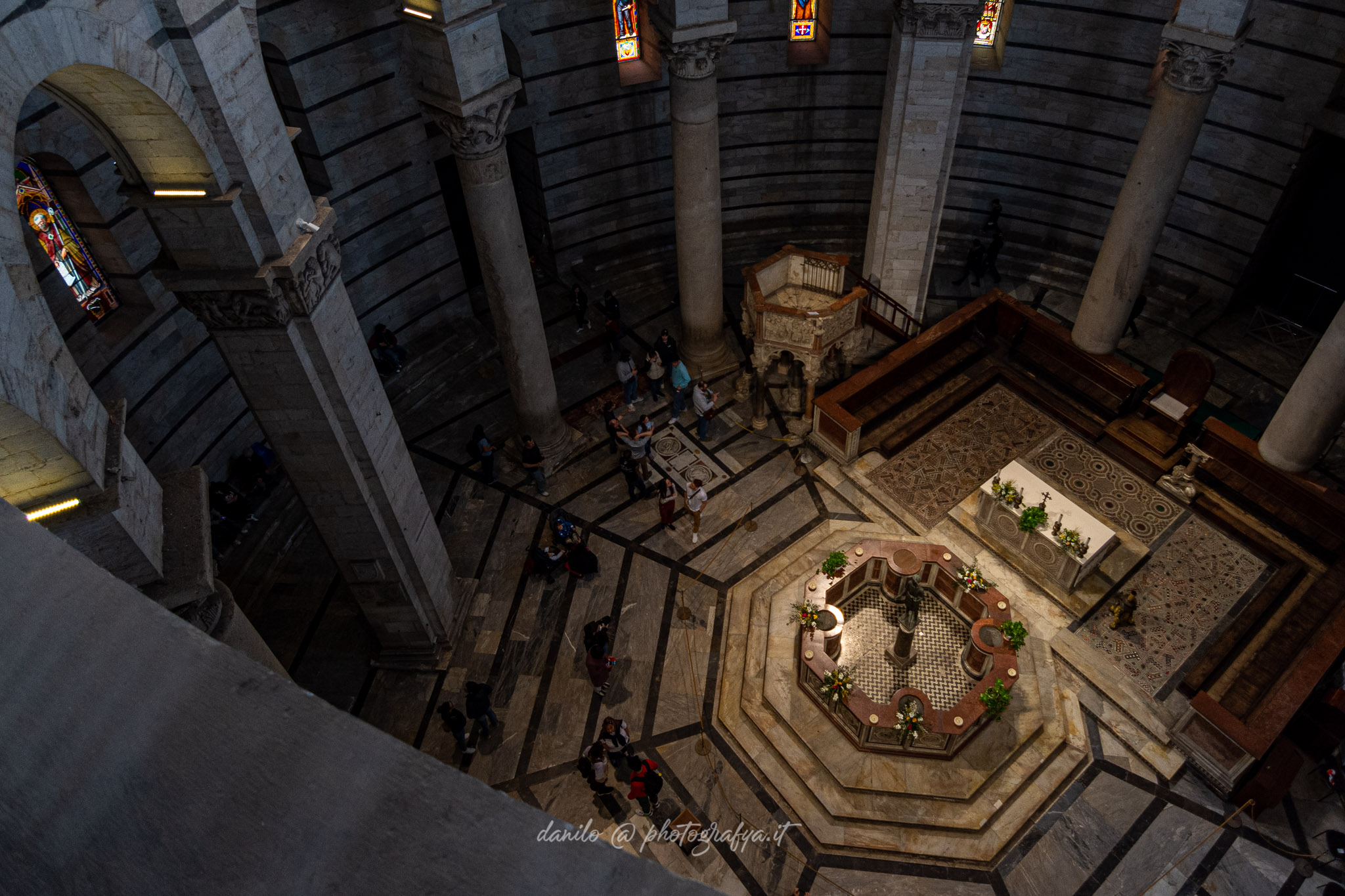 Pisa - Interior of the Baptistery