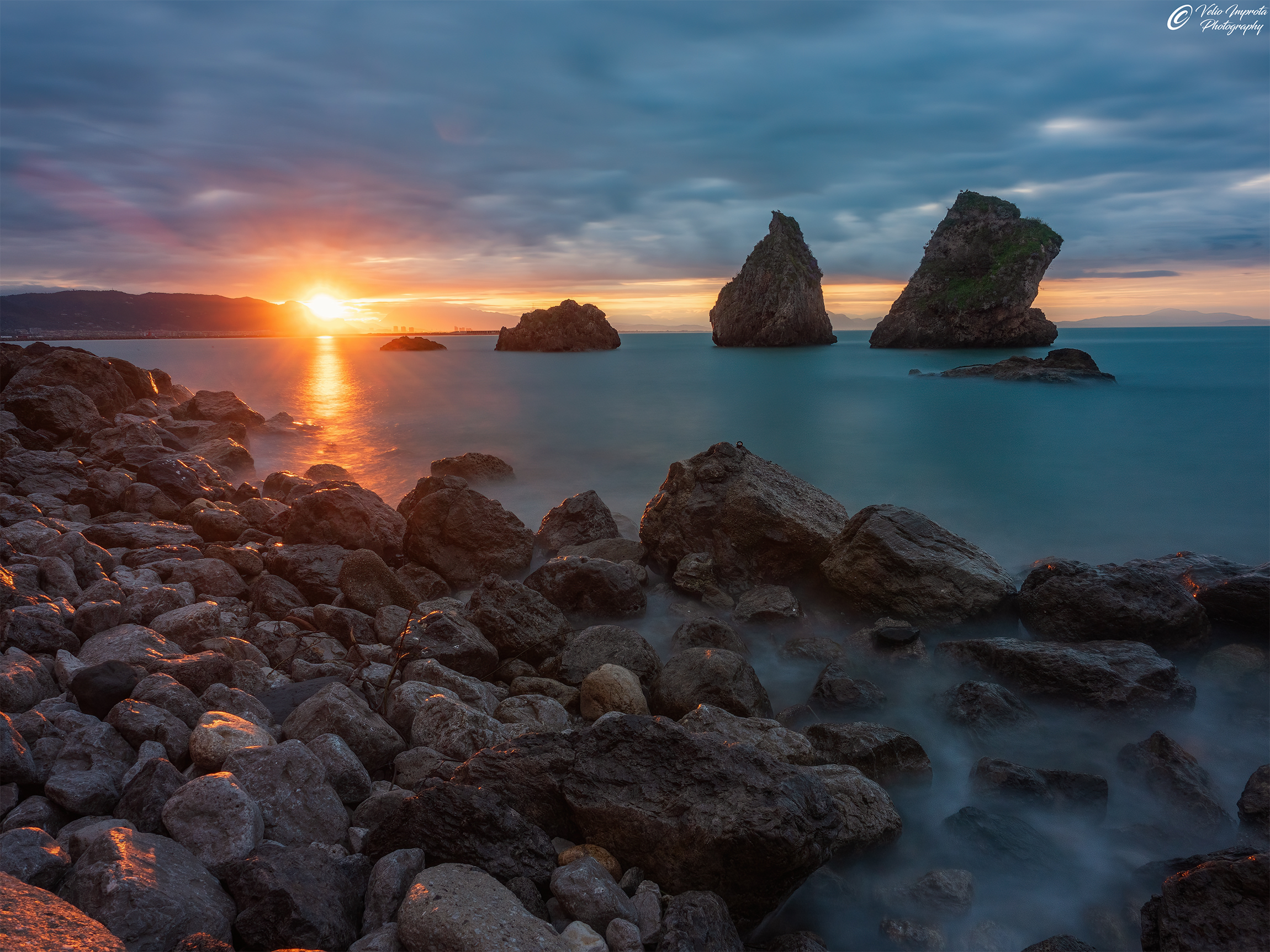 Sunrise over Vietri
