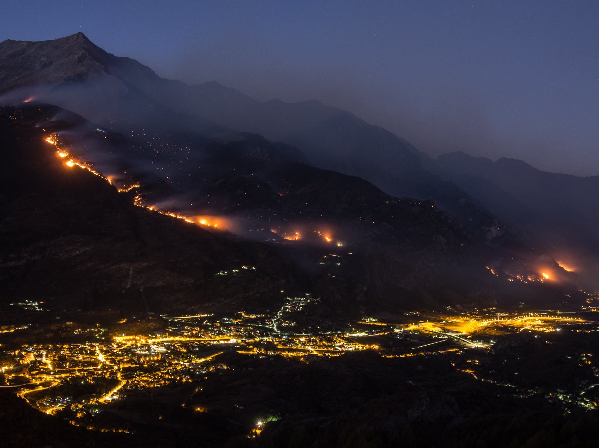 incendio Val di Susa 2017