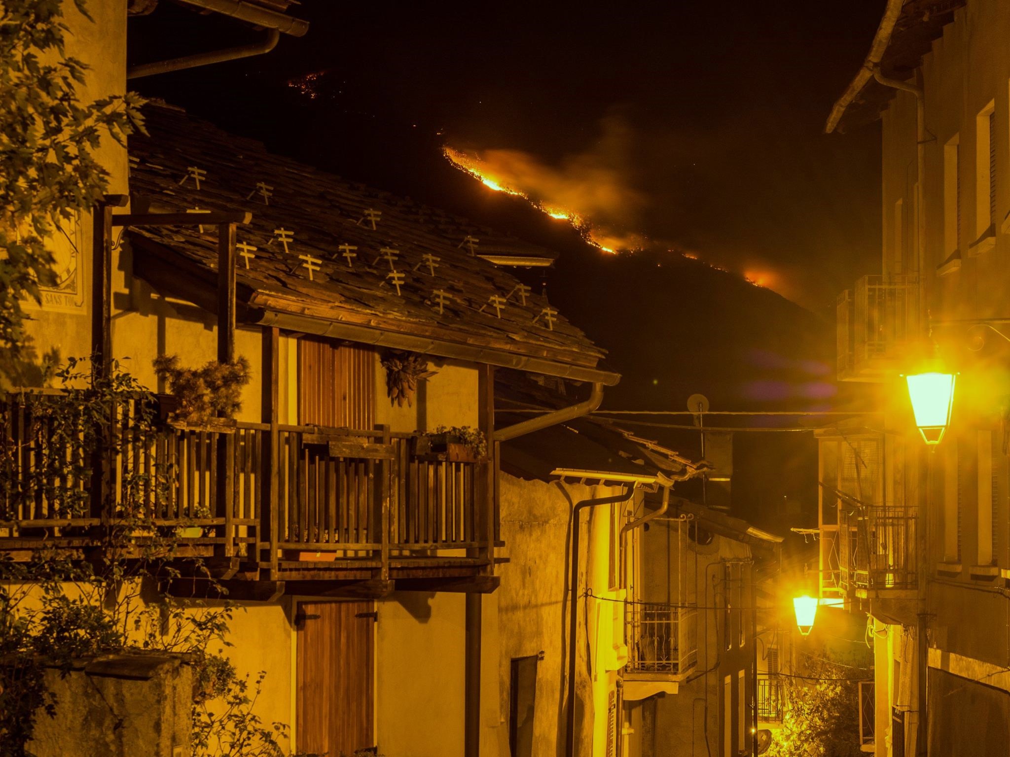 incendio Val di Susa 2017