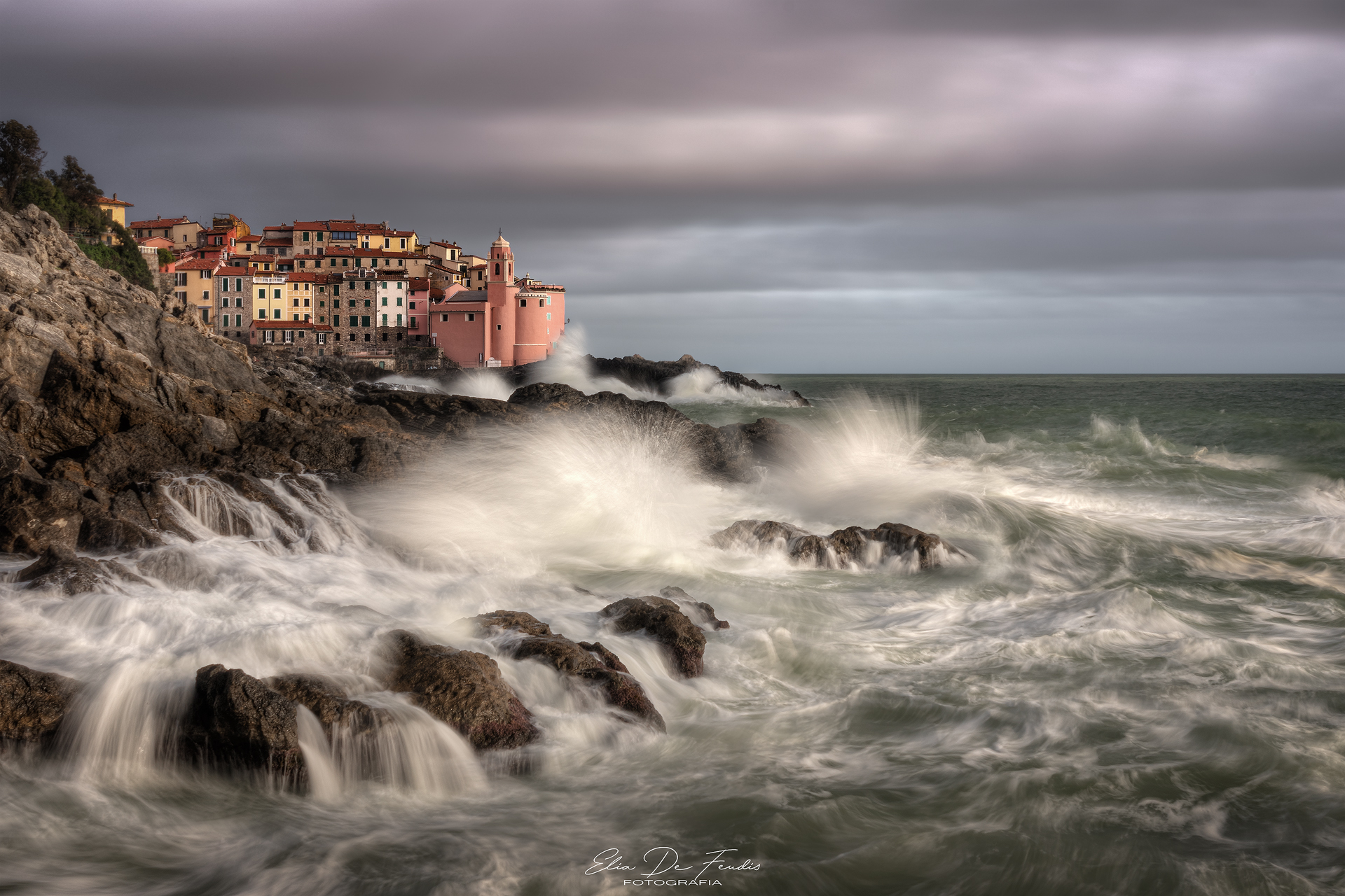 Tellaro at sunset