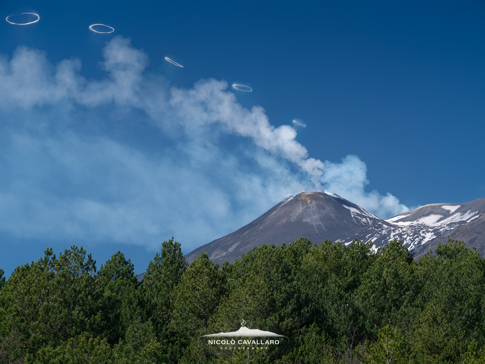 Etna - Volcanic vortex rings