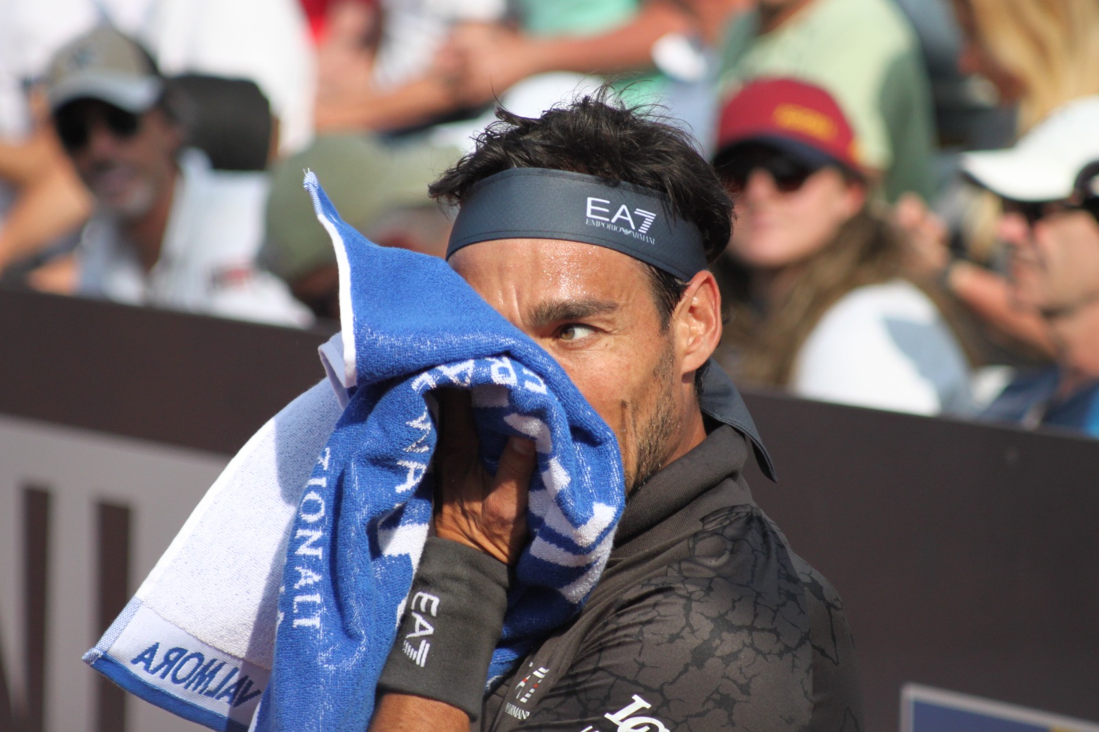 Fognini's eye