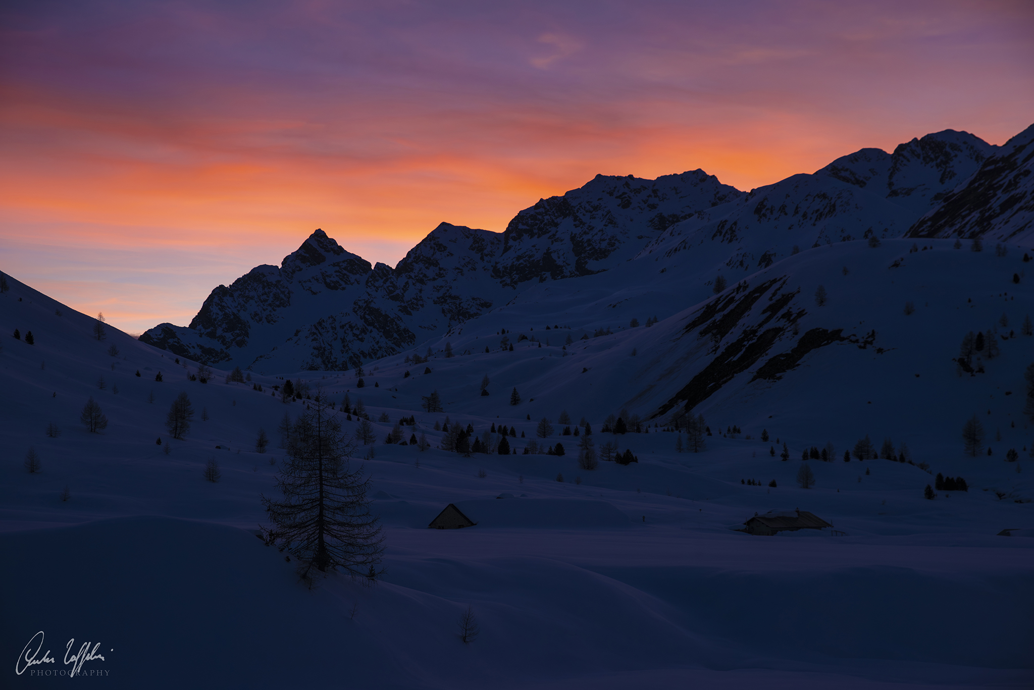 Sunset in Val Dosdé