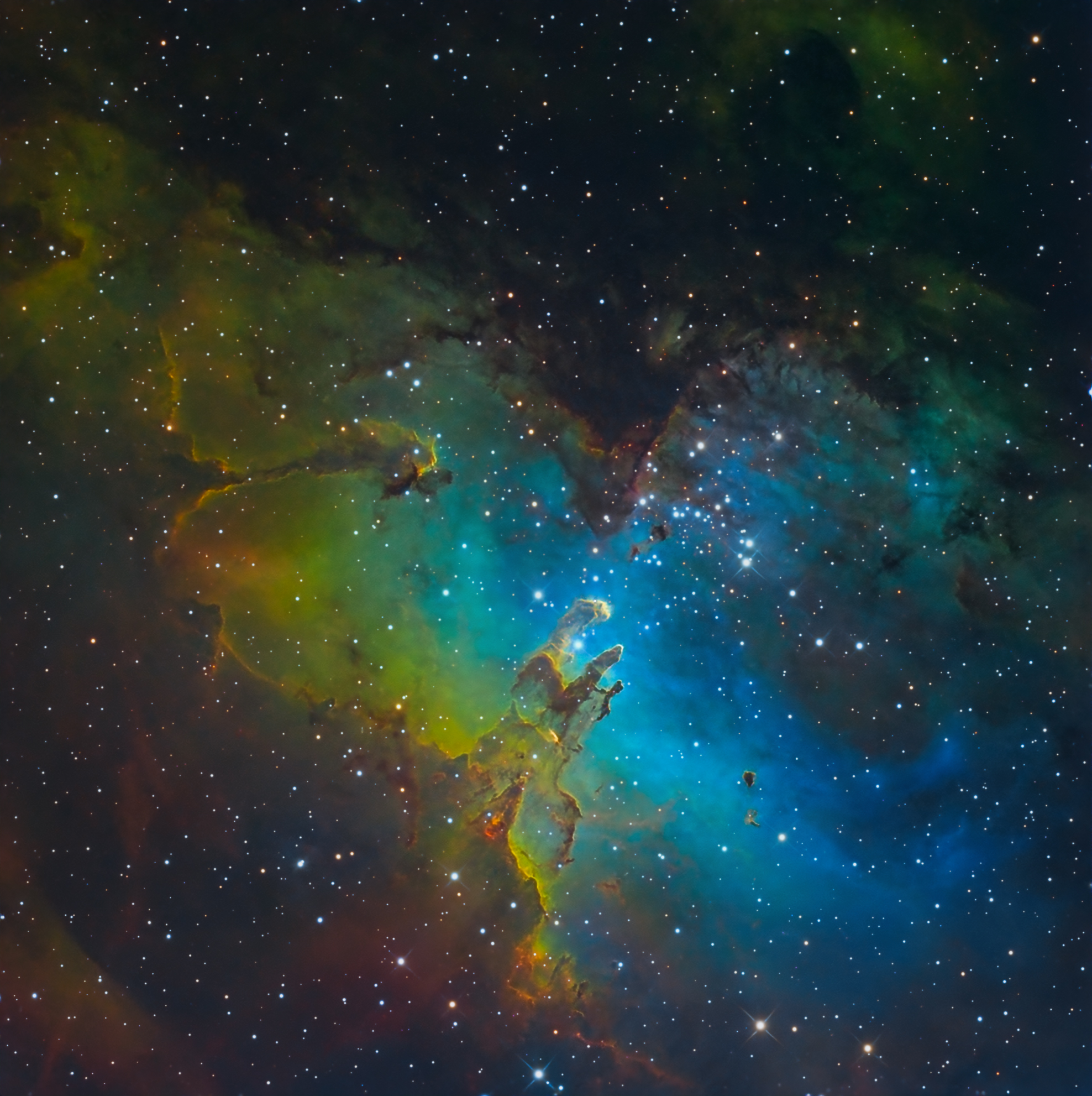 M16 Pillars of Creation s2HaOIII