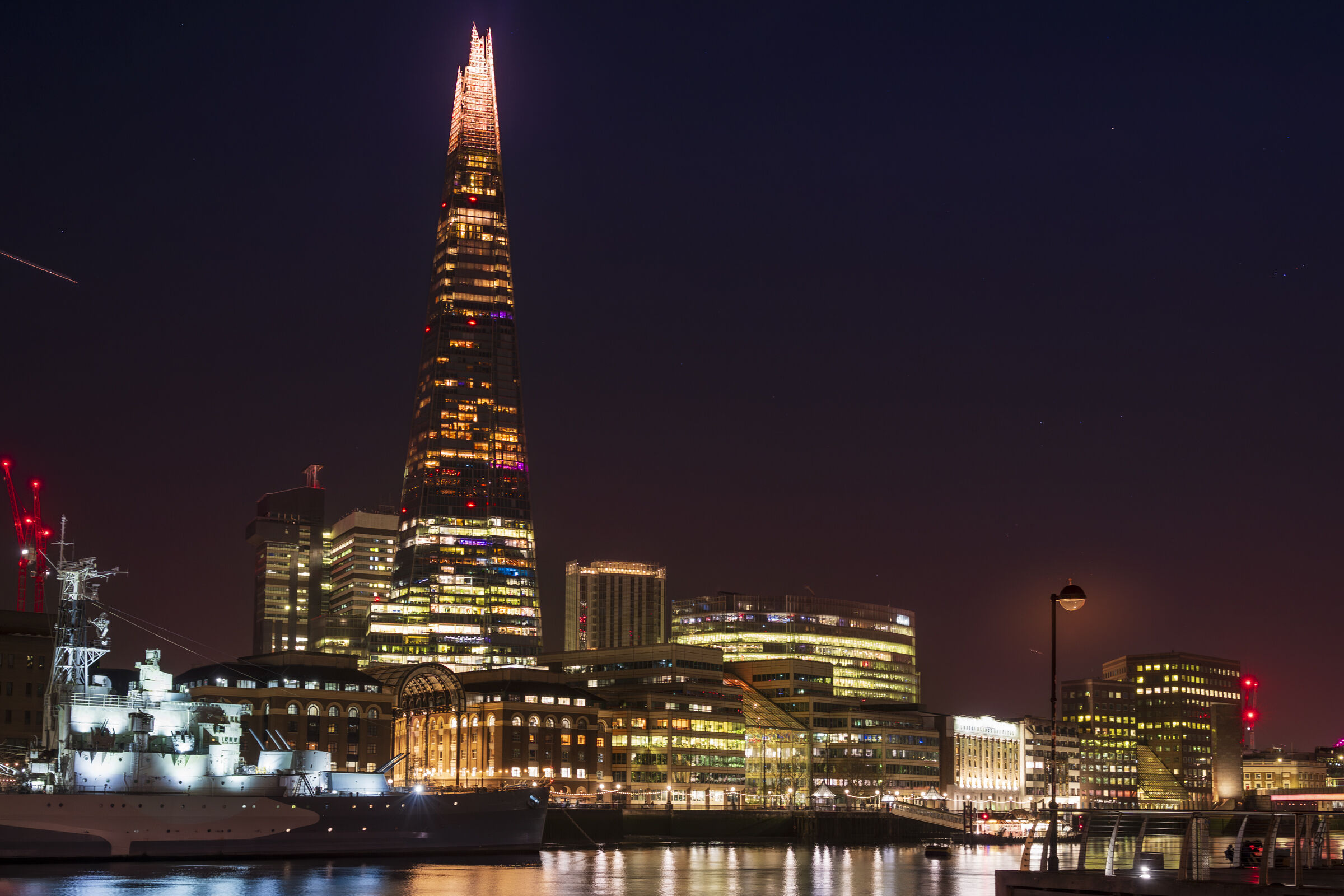 The shard by night