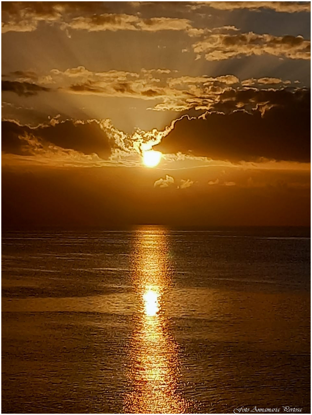 Fascino di un tramonto estivo