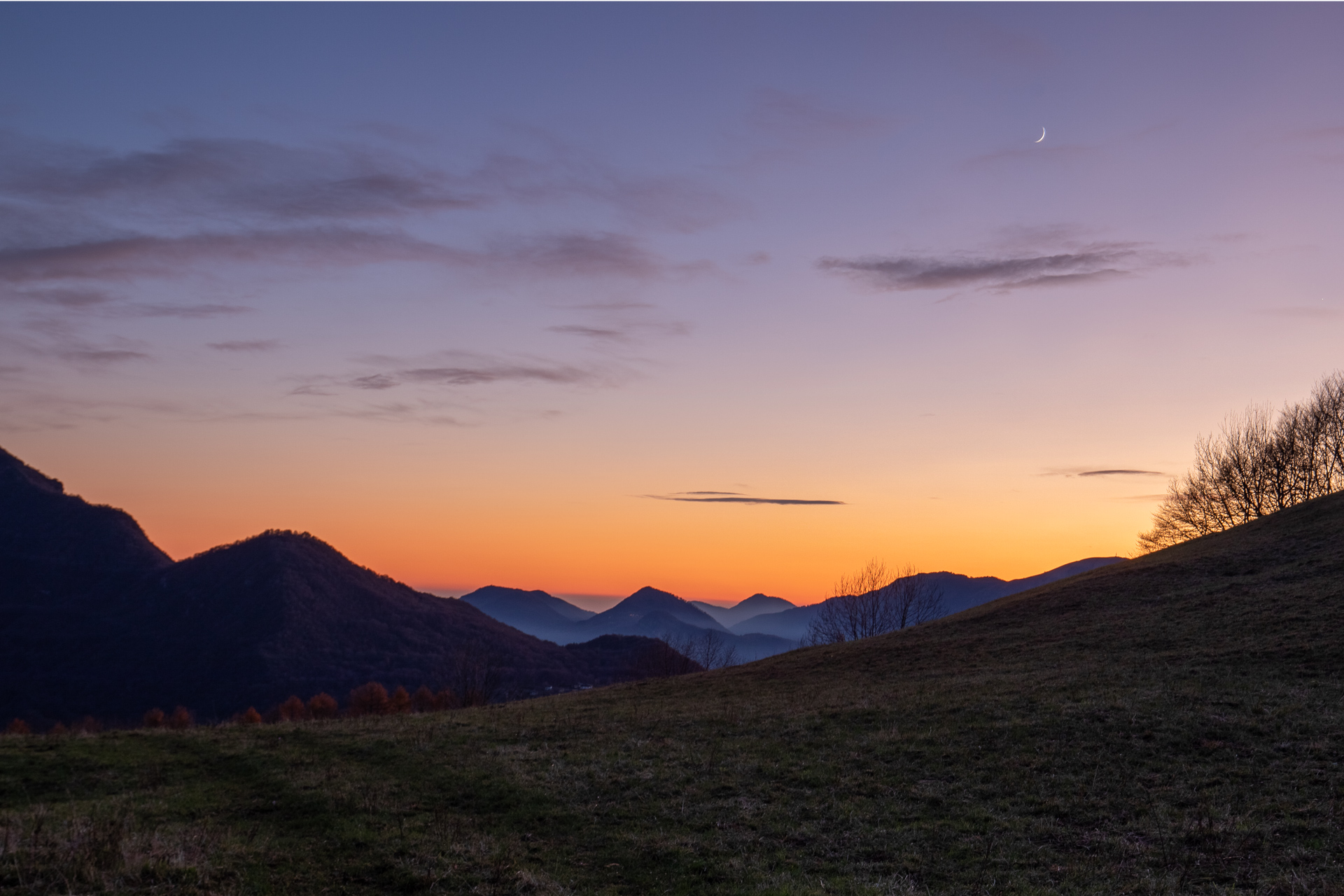 Alba at the Agueglio Pass