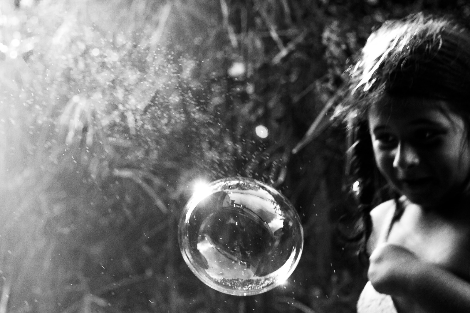 Bianca and the soap bubbles