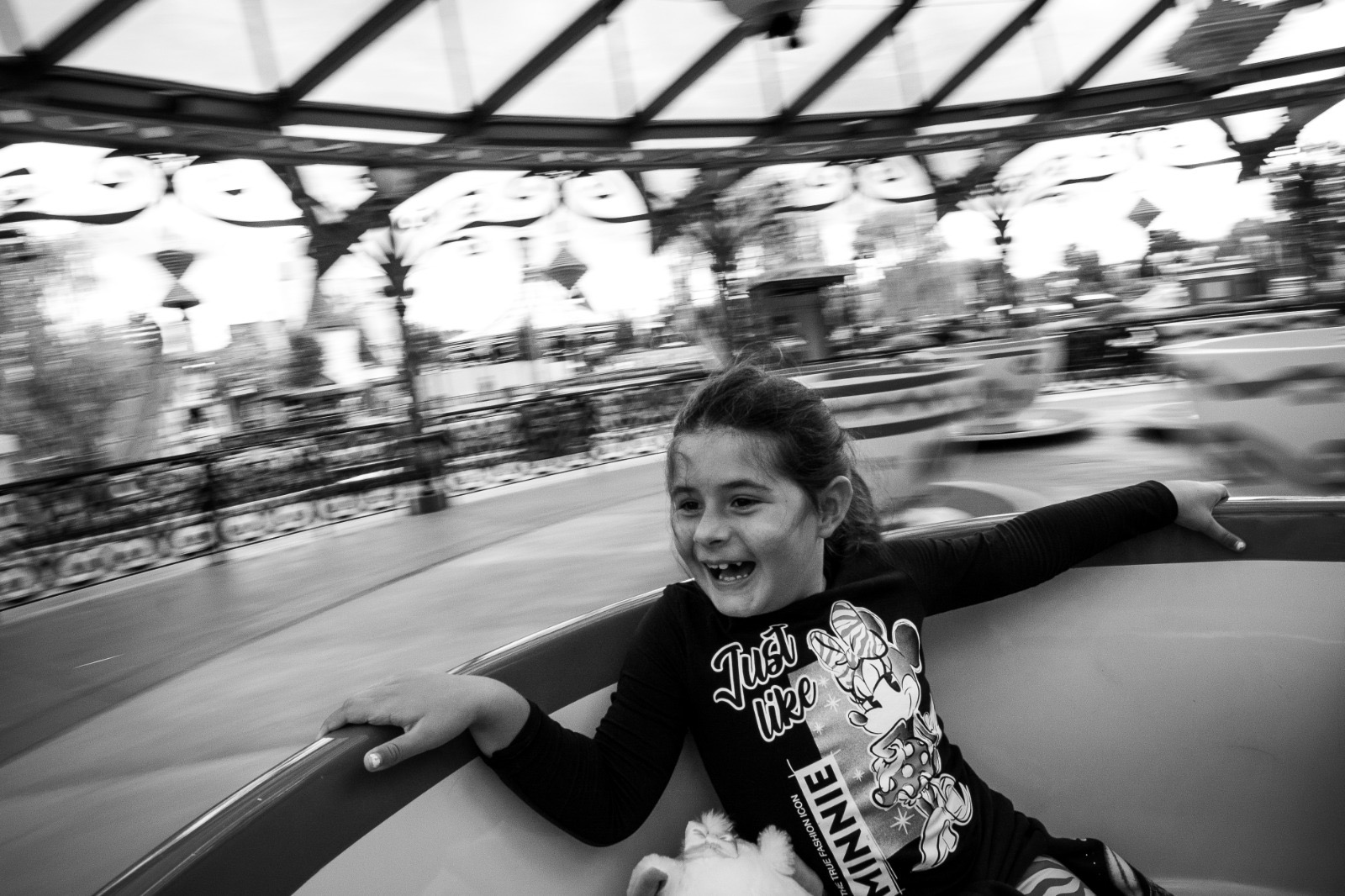 Bianca in the carousel