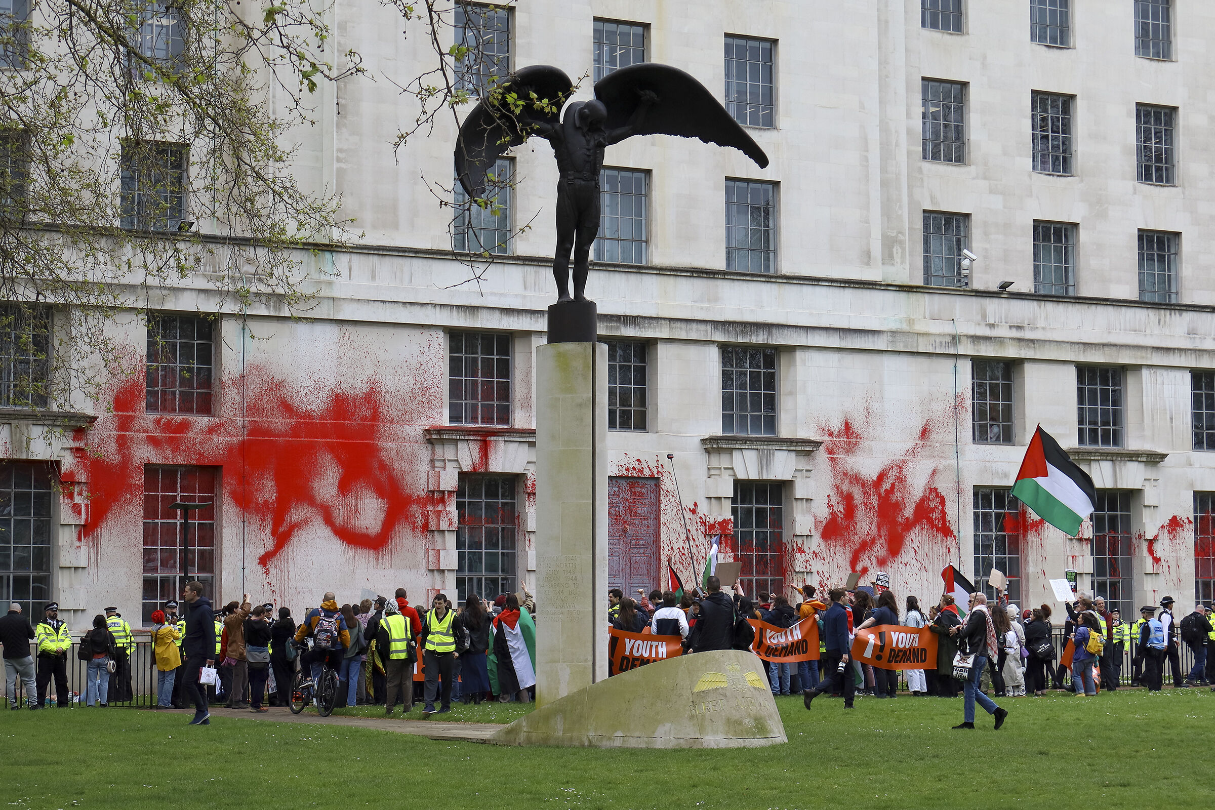 demonstration in London