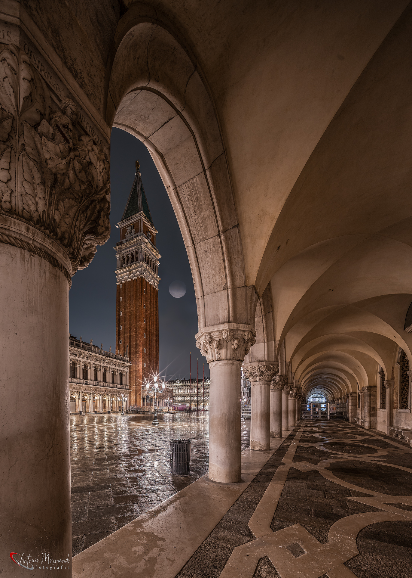 Piazzetta San Marco from under the arches