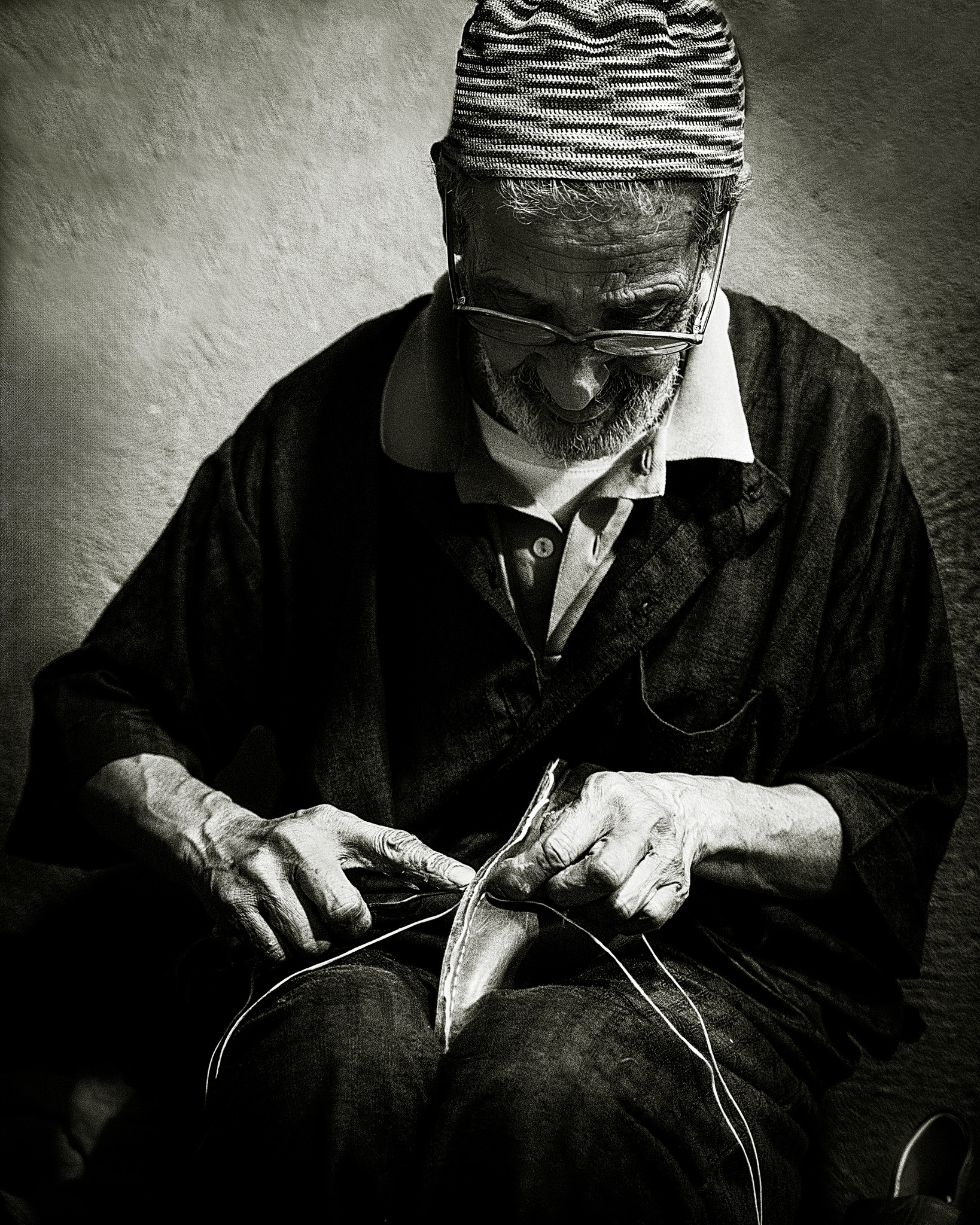 Marrakech Craftsman at work.