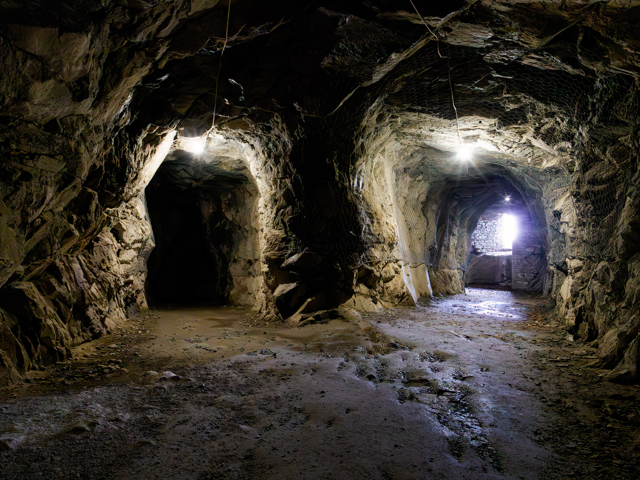 The Cadorna Line tunnel under Monte Morissolo
