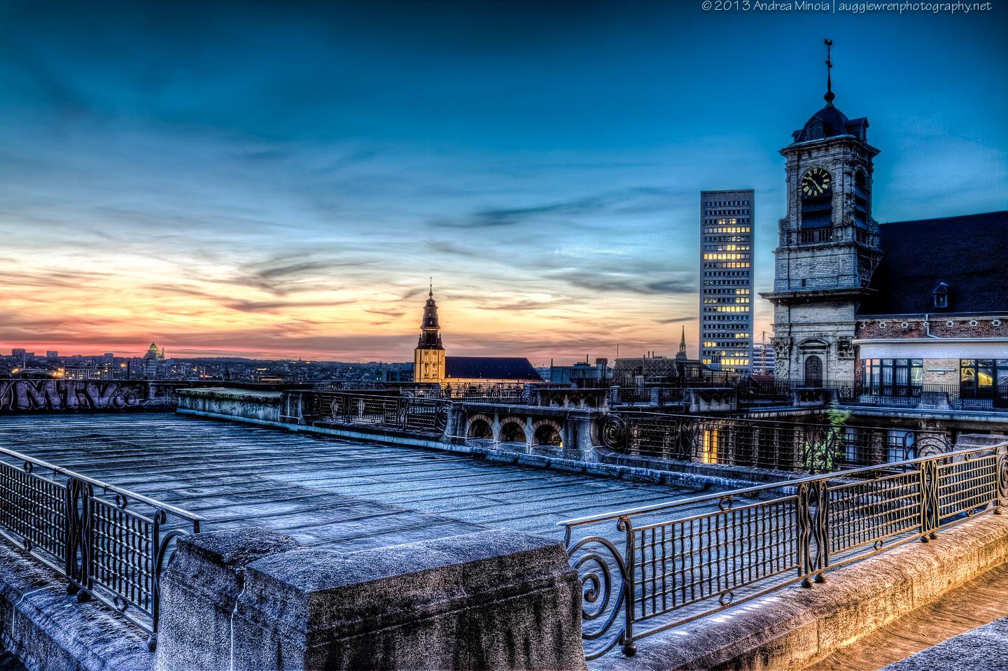 Blue Hour in Brussels