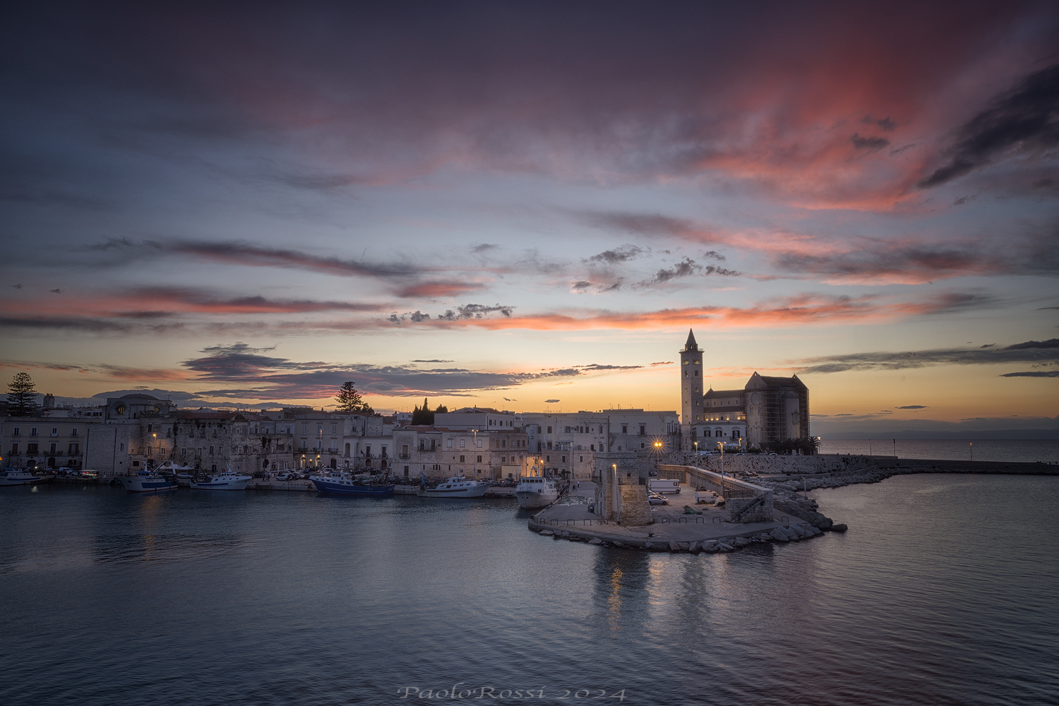 Trani at sunset...