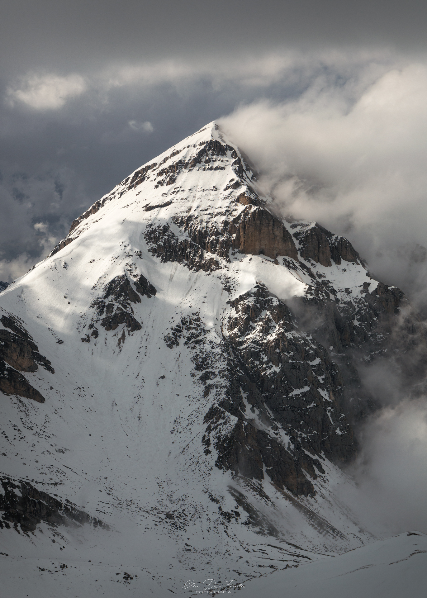 Pizzo Intermesoli come un camino