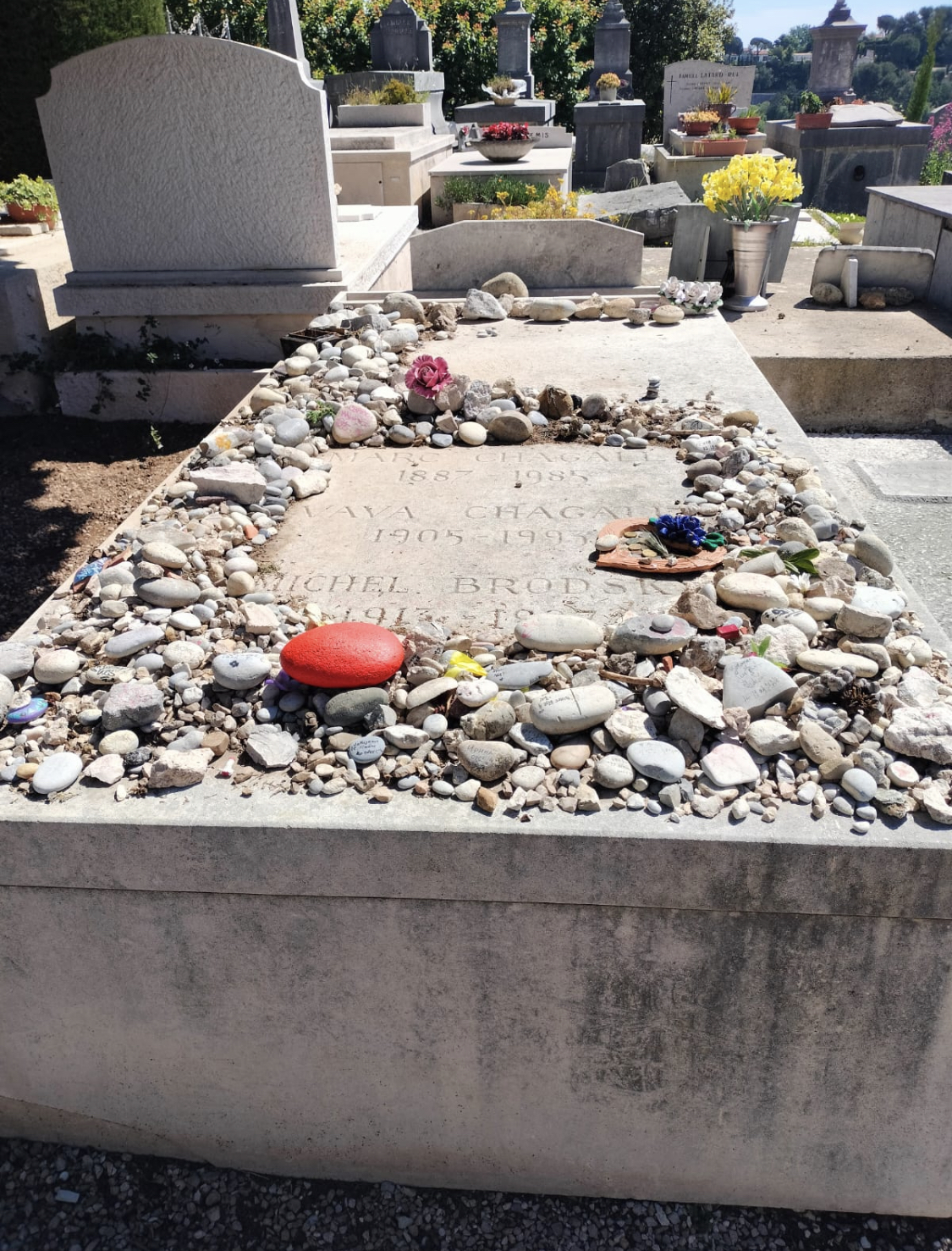 Tomba di Chagall non degna di lui !