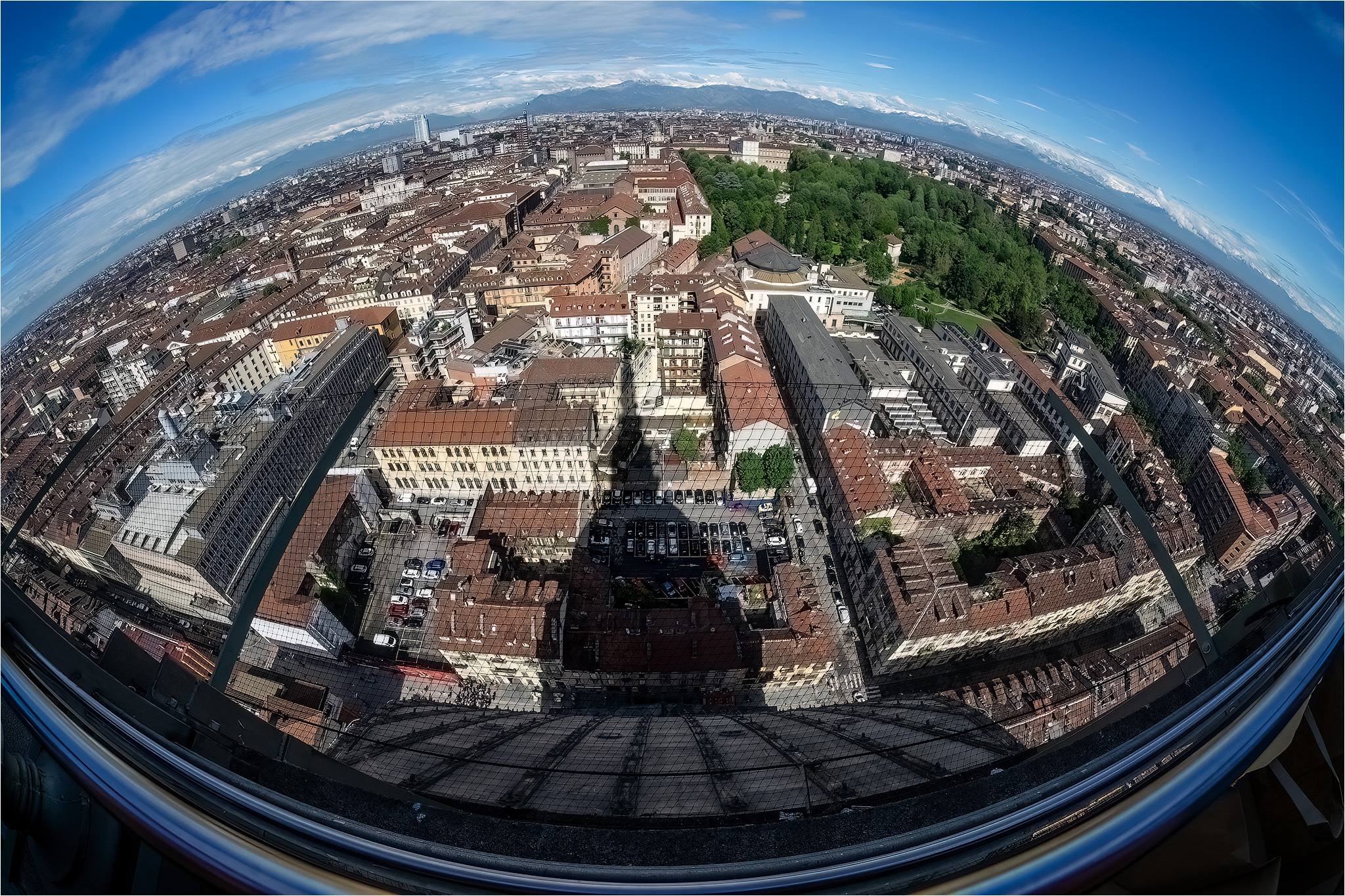 The shadow of the Mole caresses Turin