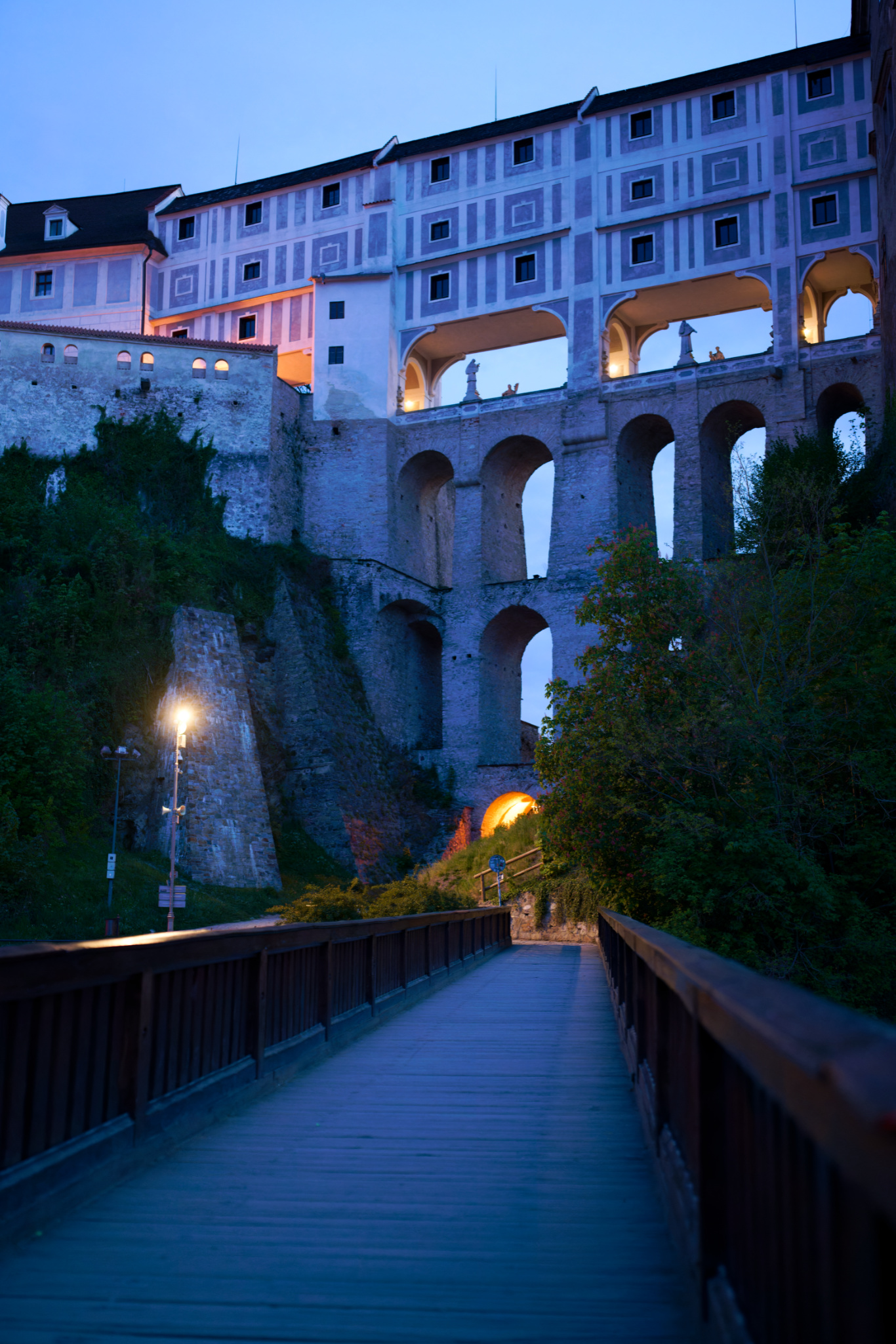 Cloak bridge, Cesky Krumlov