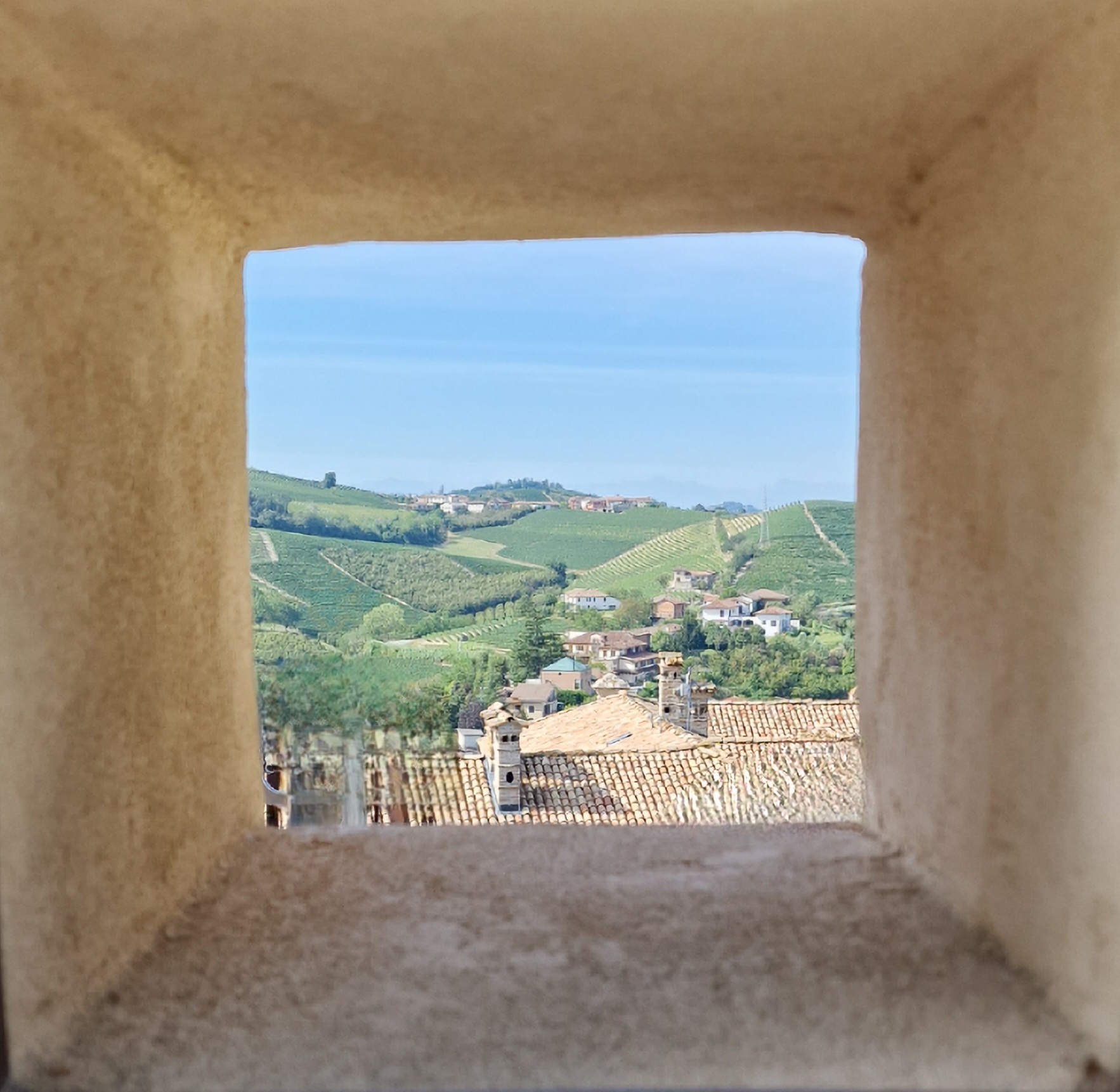 Window on the Langhe