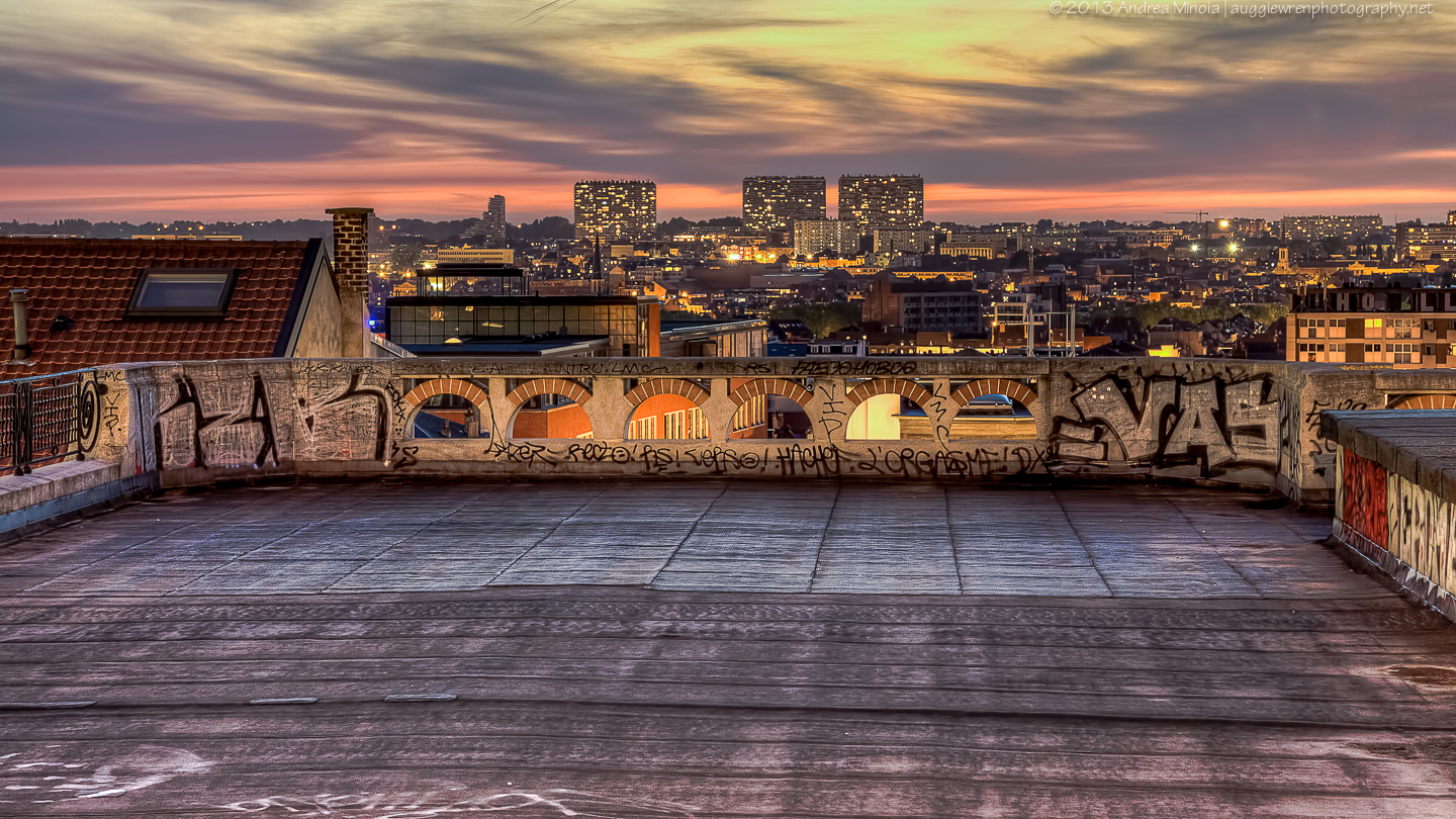 Sunset at Place Poelaert