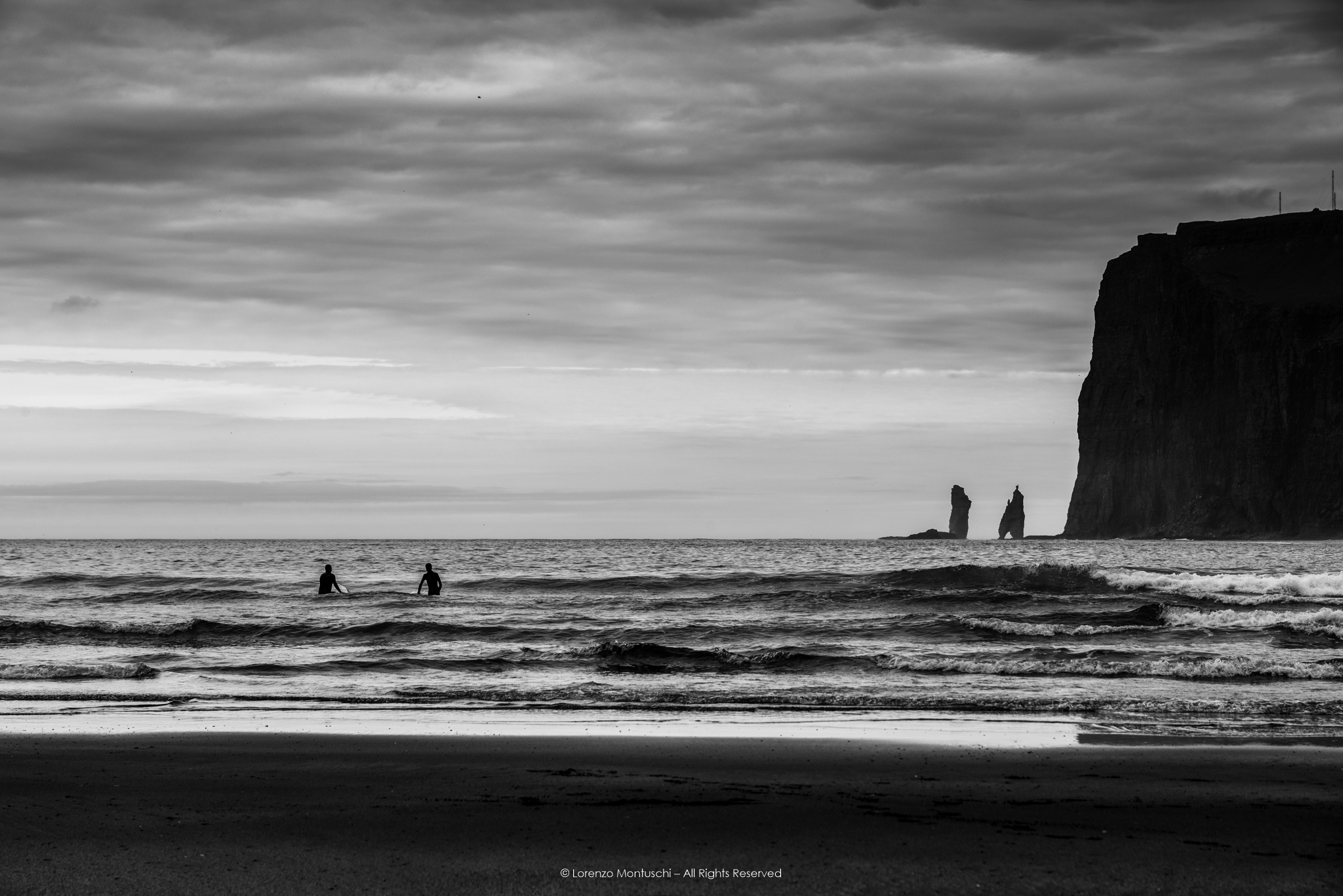 Surfin in Faroe Islands