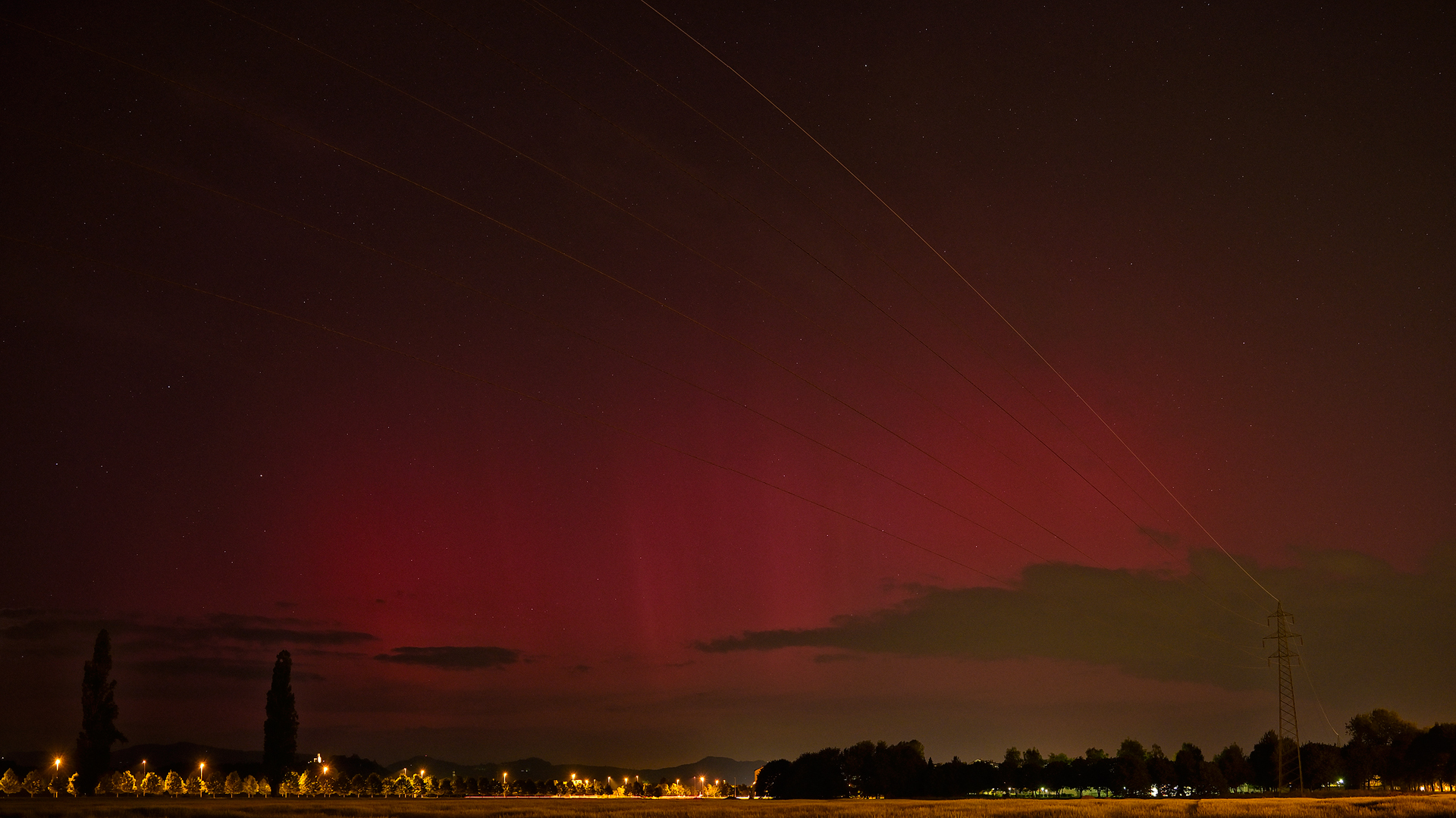 Aurora boreale di Maribor