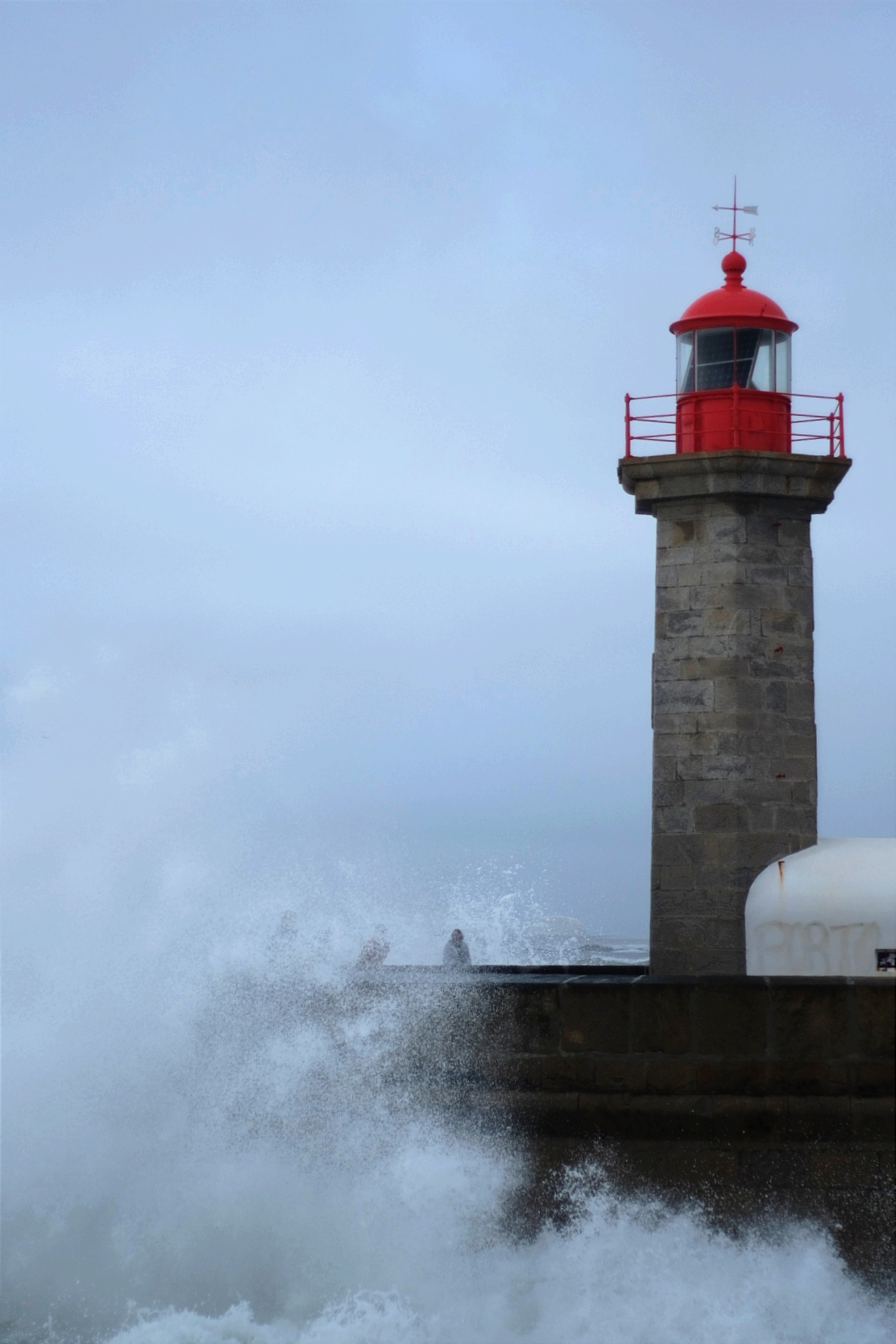 Stormy seas