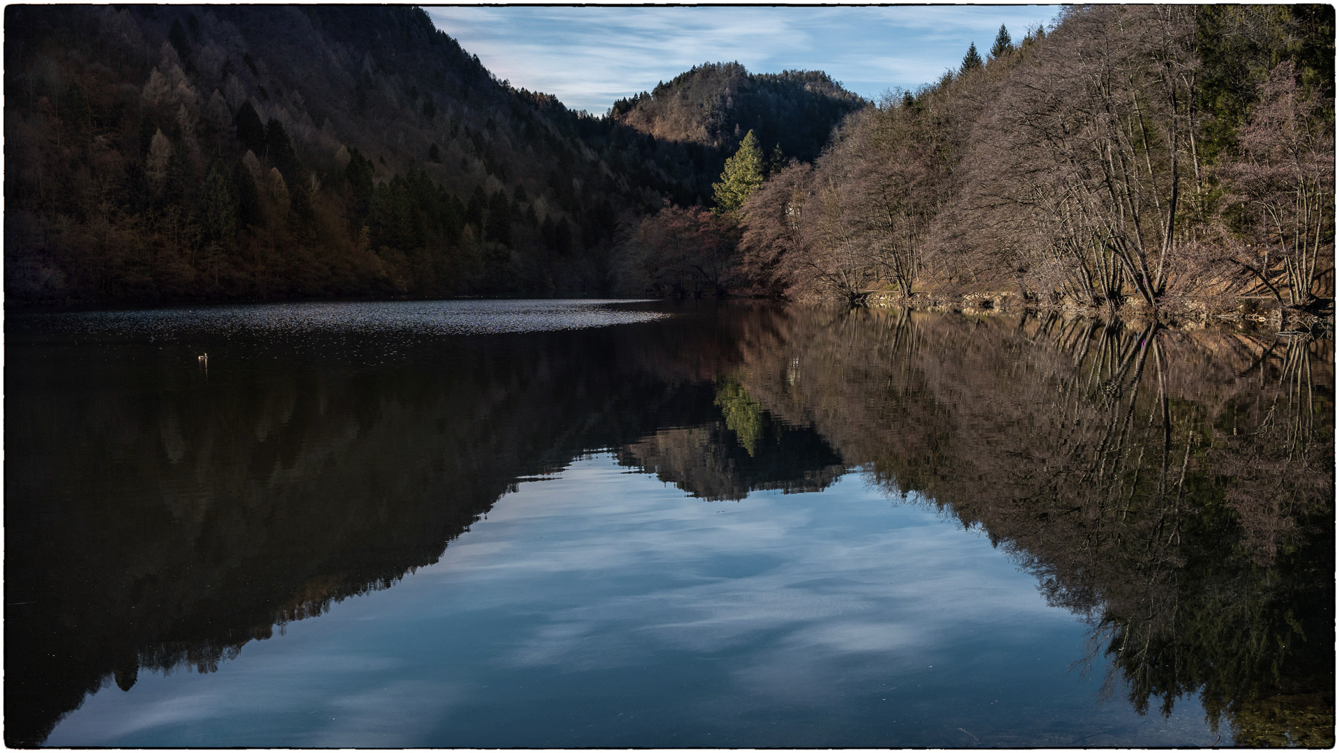 Late autumn at Lake Levico