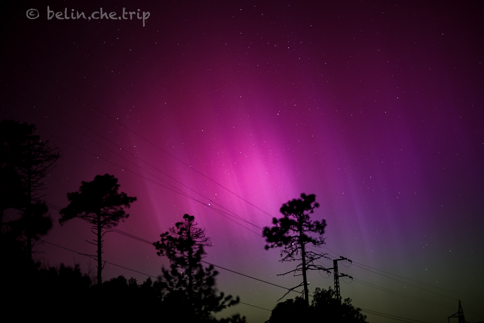 #AuroraBorealeInItalia