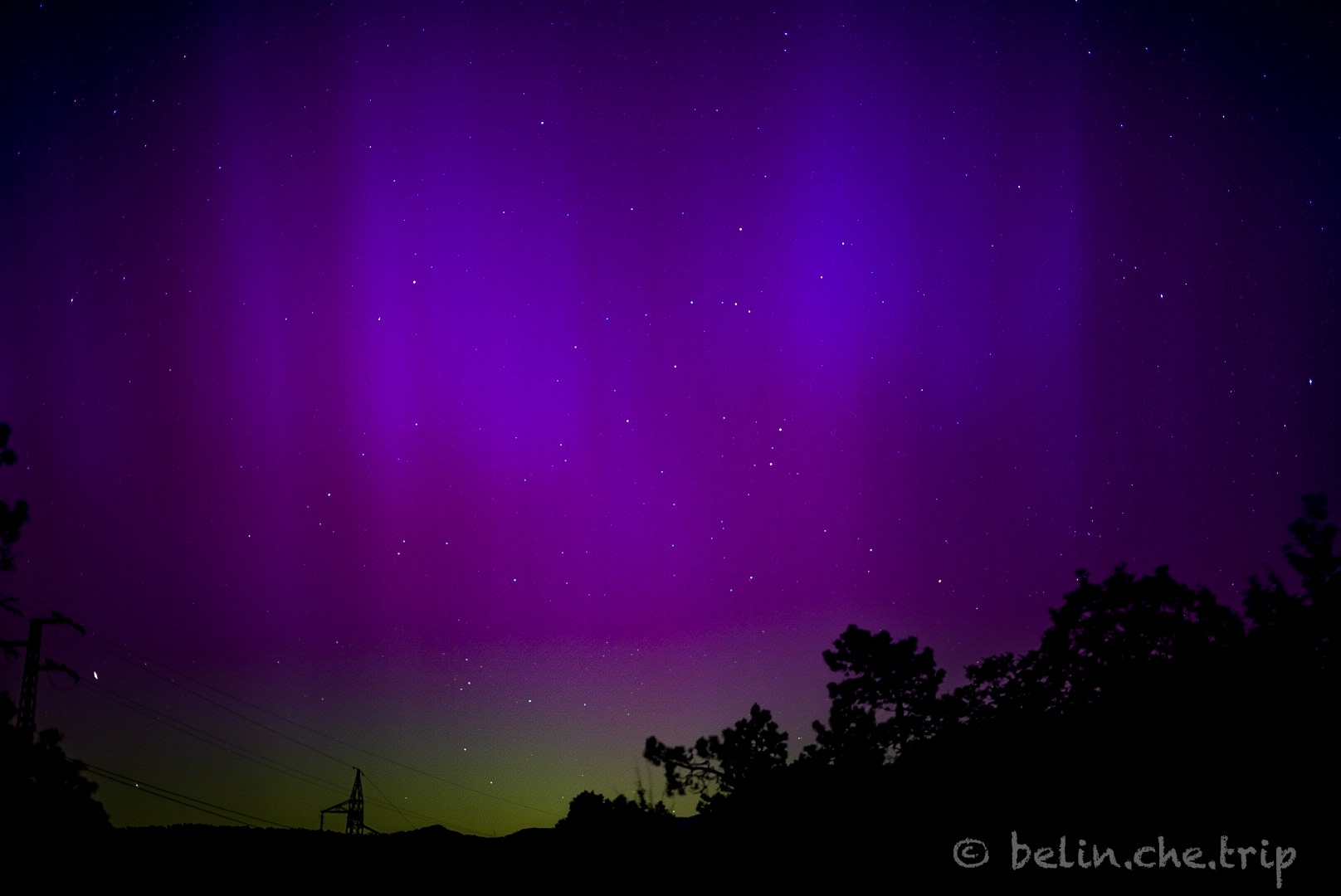#AuroraBorealeInItalia