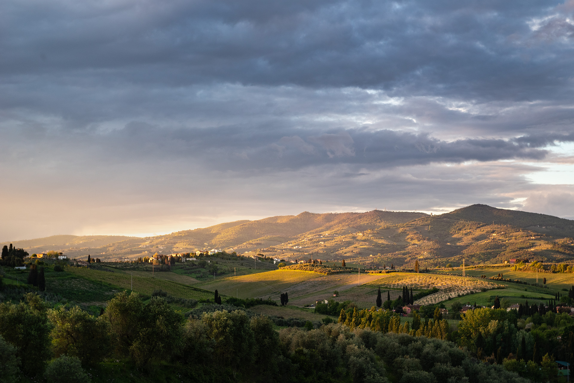 Montalbano at sunset