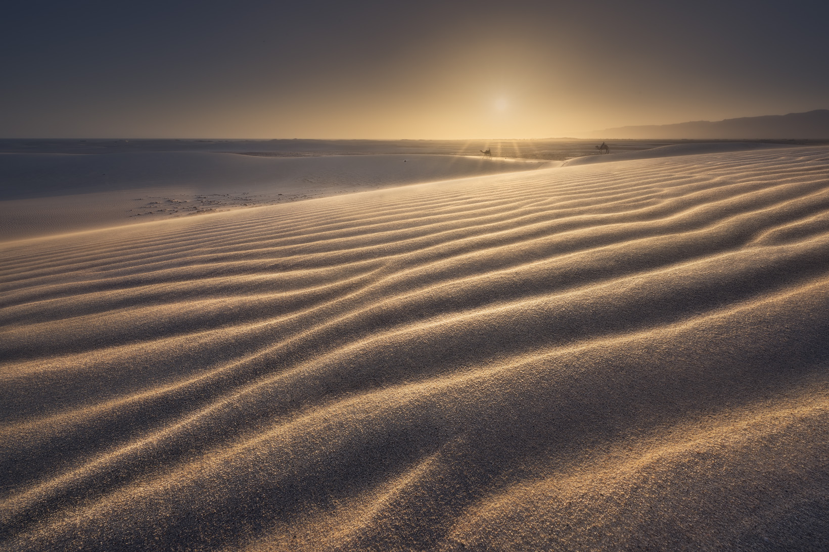 Socotra sand dune sunset