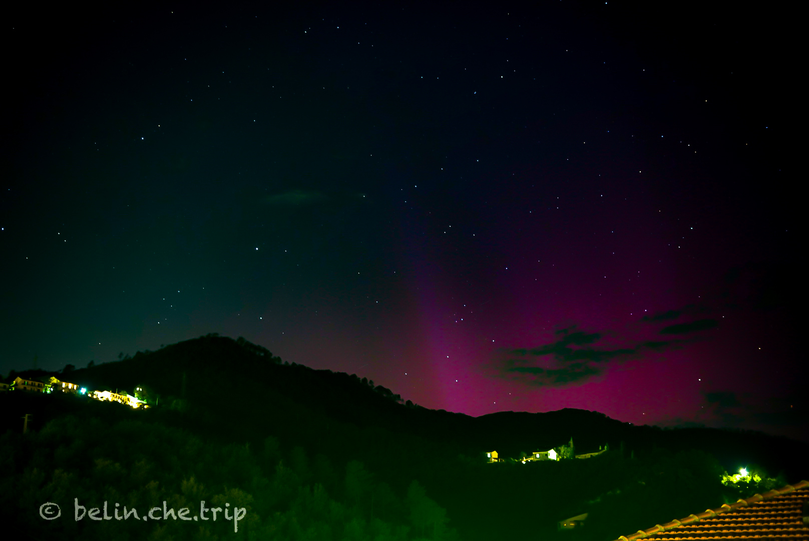 #AuroraBorealeInItalia
