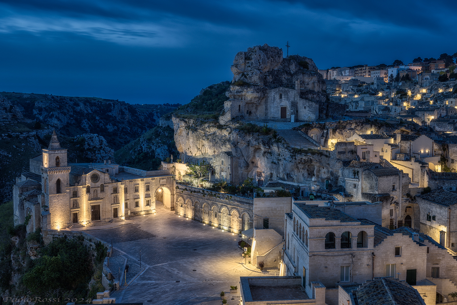 Matera before dawn..