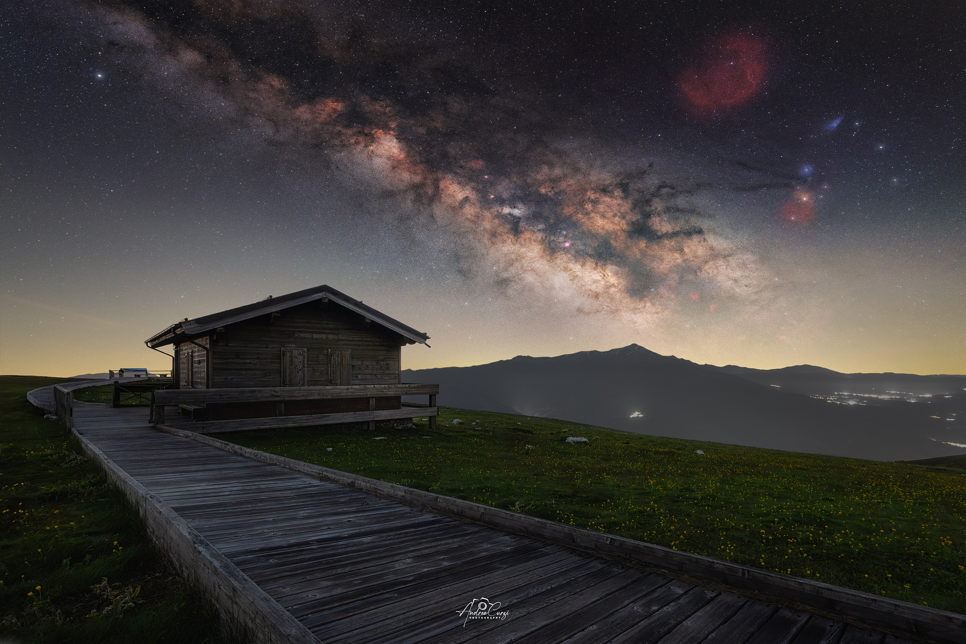 Milky Way at the Belvedere Refuge on the Sibillini Mountains