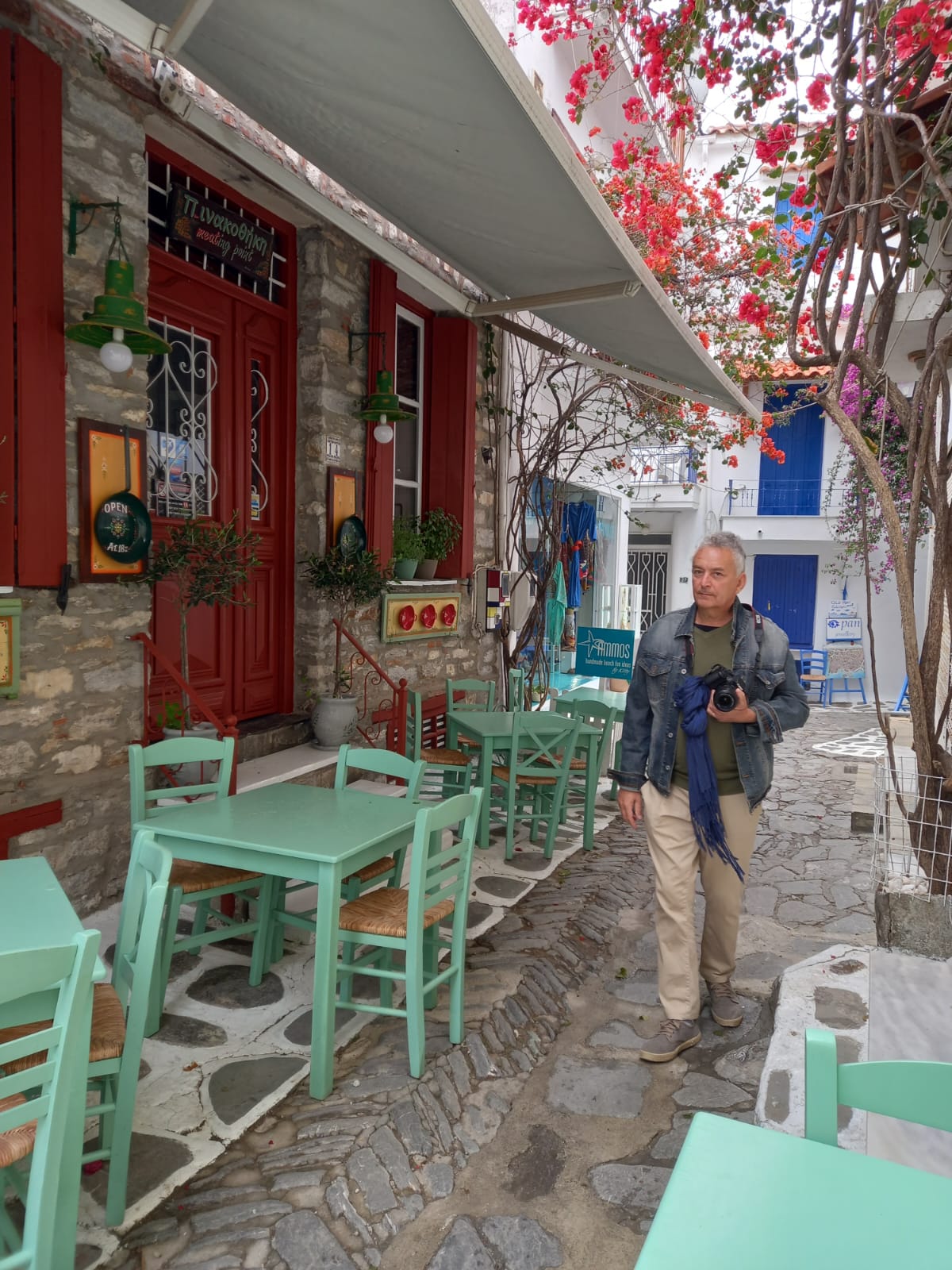 Walking around Skiathos